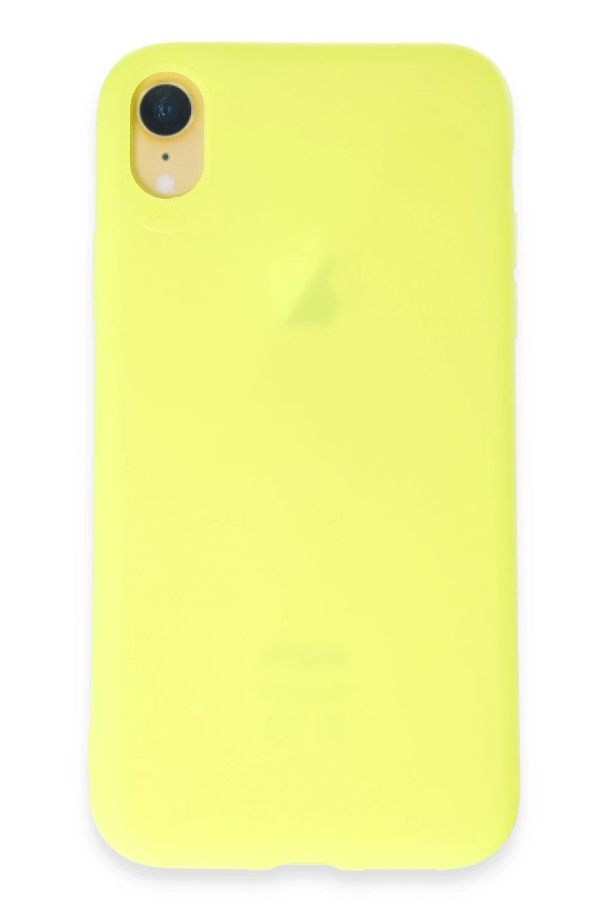 Newface iPhone XR Kılıf First Silikon - Parlak Yeşil