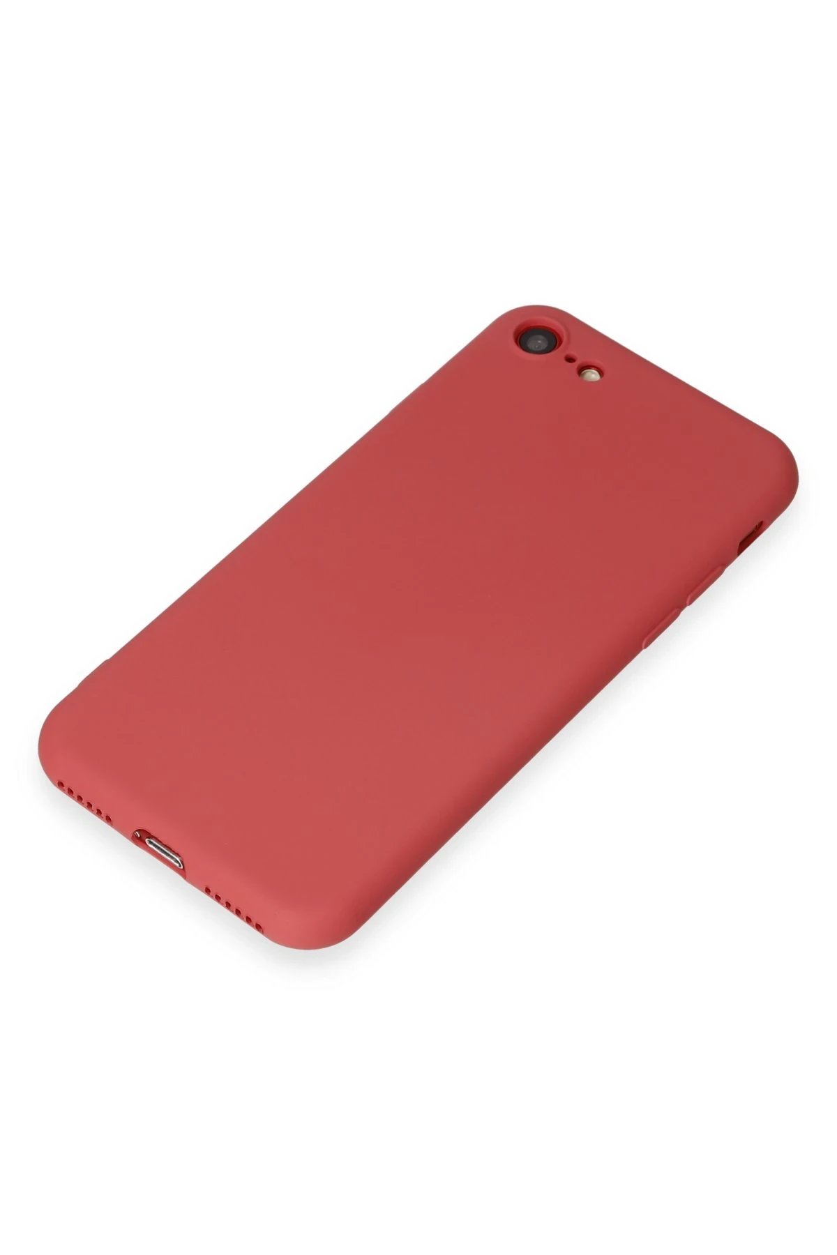 Newface iPhone 7 Kılıf First Silikon - Kiremit