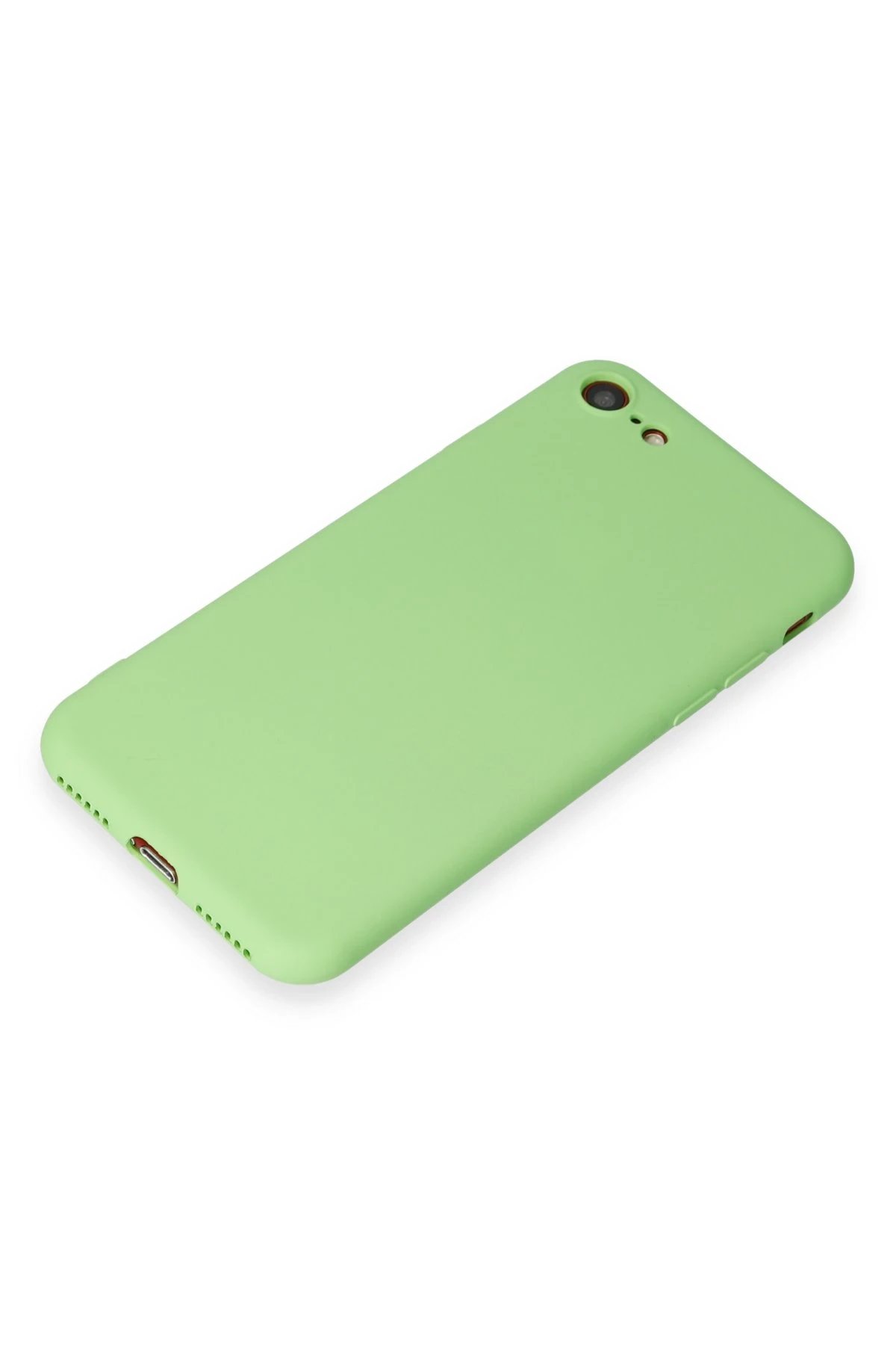 Newface iPhone 7 Kılıf First Silikon - Açık Yeşil