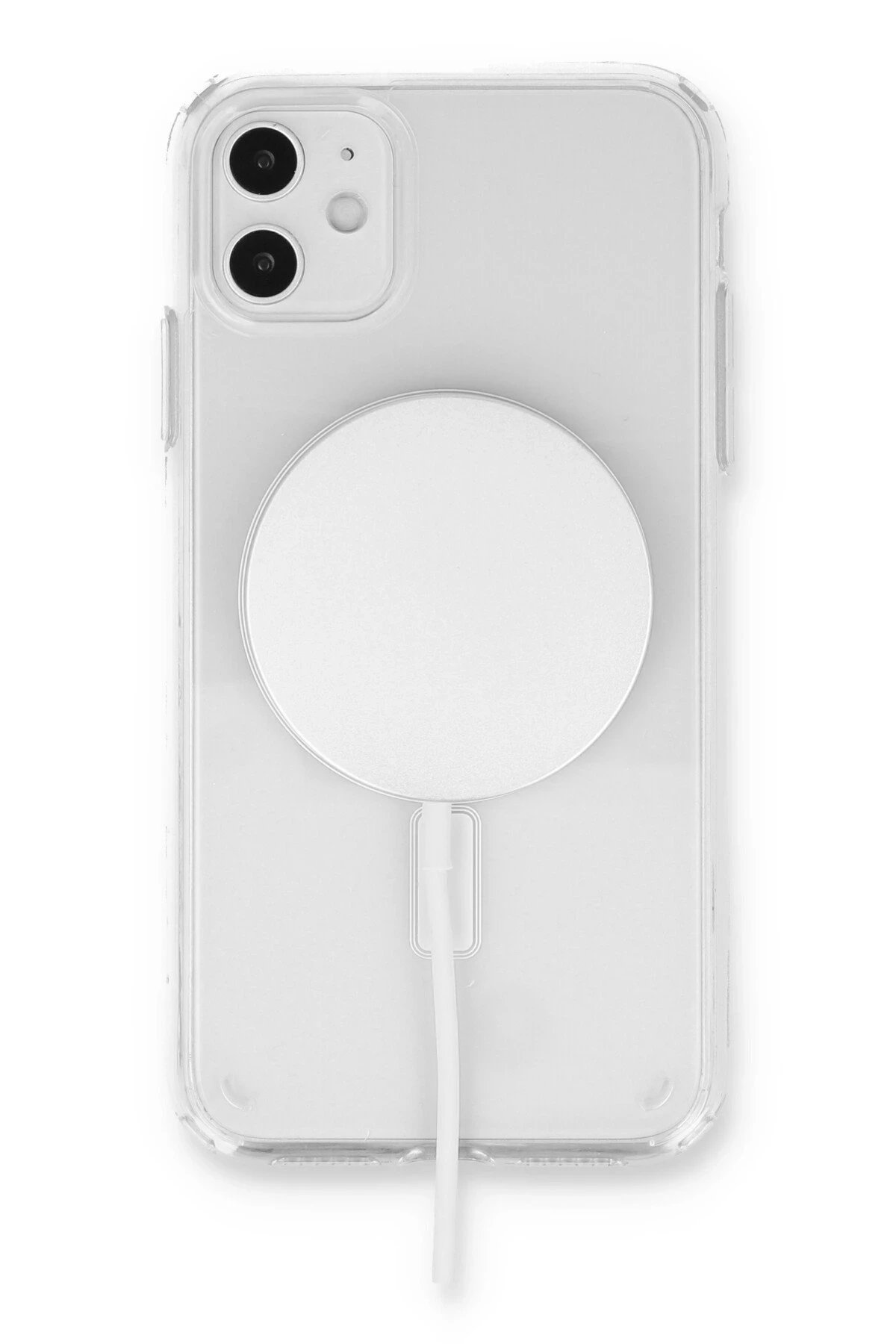 Newface iPhone 11 Kılıf Pc Real Magsafe Kapak - Şeffaf