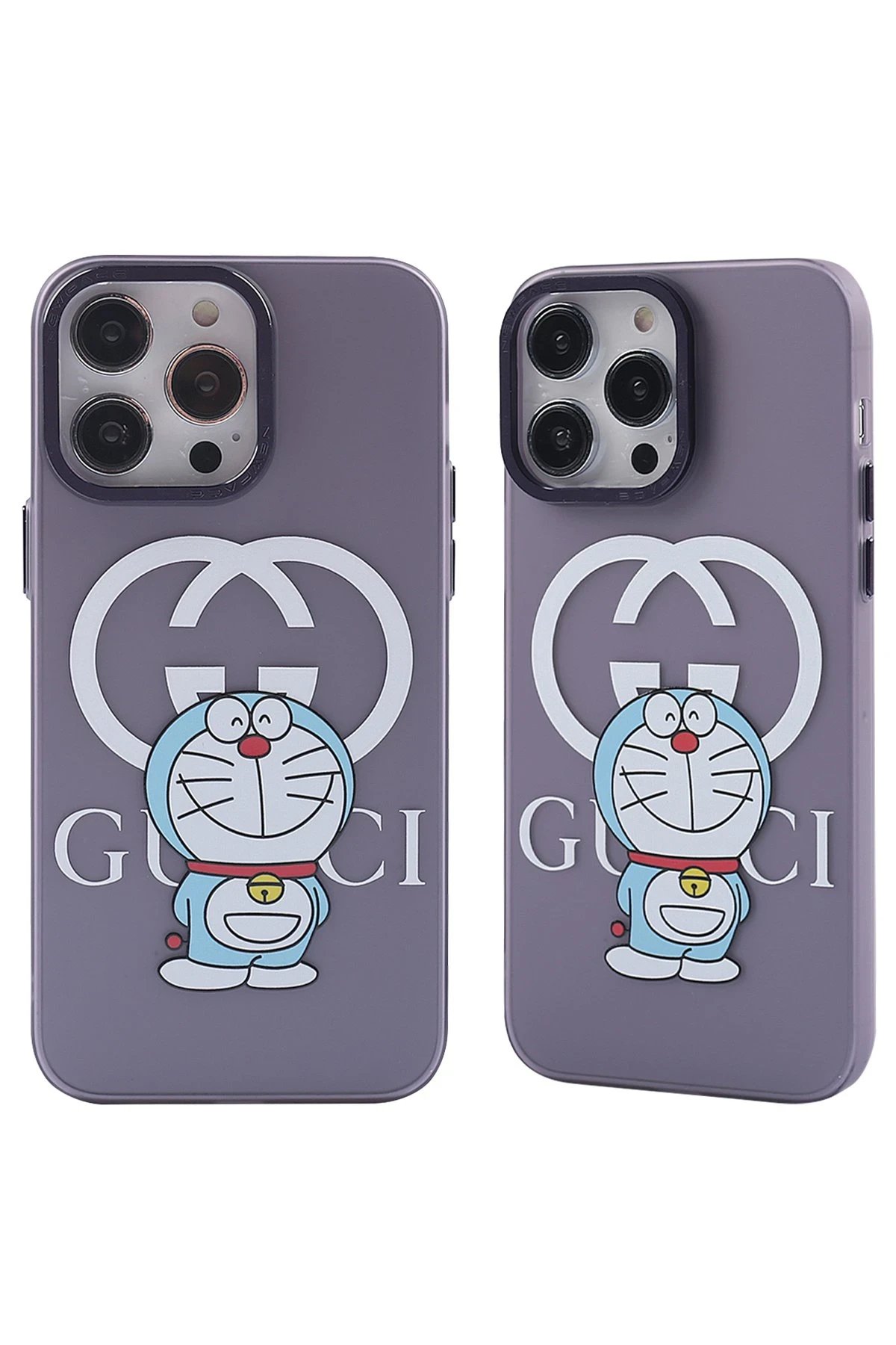 Newface iPhone 13 Pro Max Kılıf Prada Desenli Kapak - Prada Mor - 3