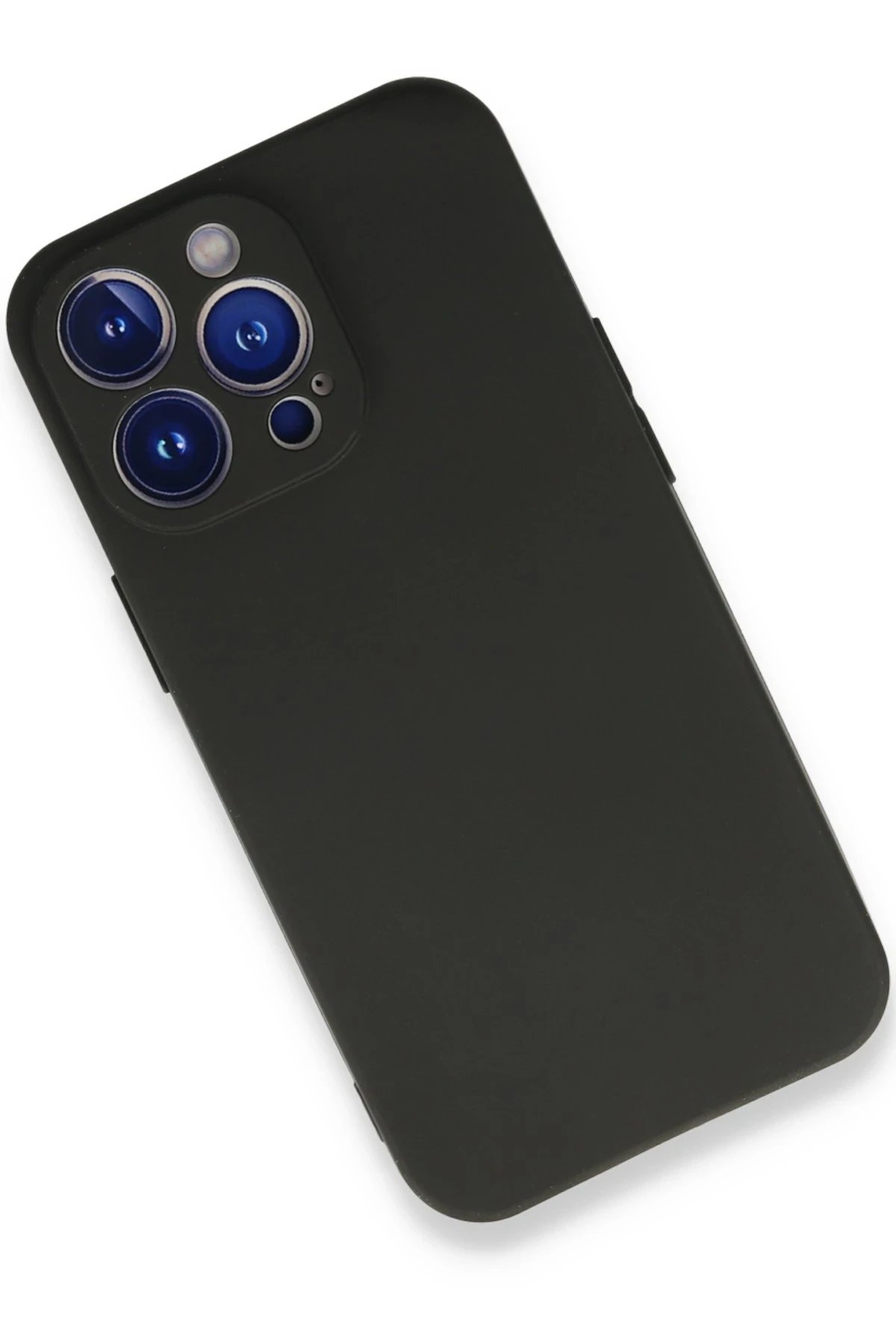 Newface iPhone 13 Pro Max Kılıf First Silikon - Siyah