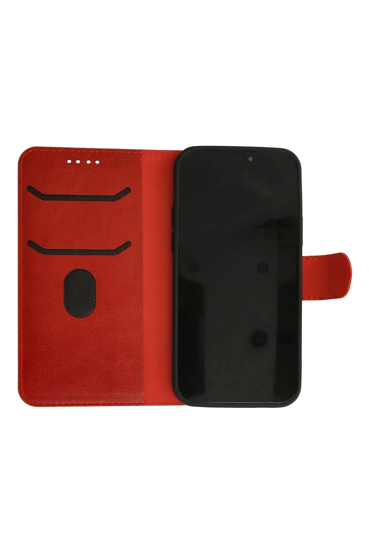 Newface iPhone 13 Pro Max Kılıf Trend S Plus Kapaklı Kılıf - Kırmızı