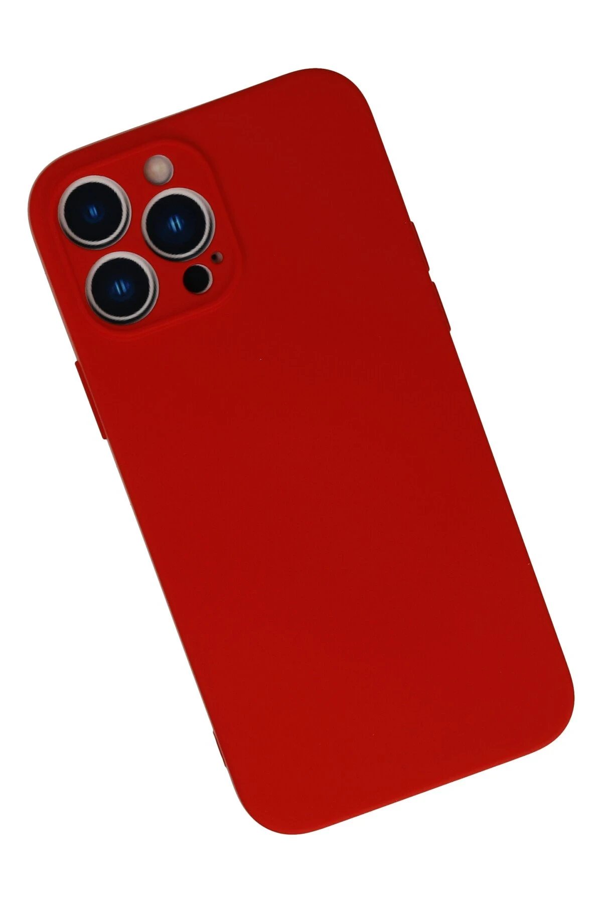 Newface iPhone 13 Pro Kılıf Nano içi Kadife Silikon - Kırmızı