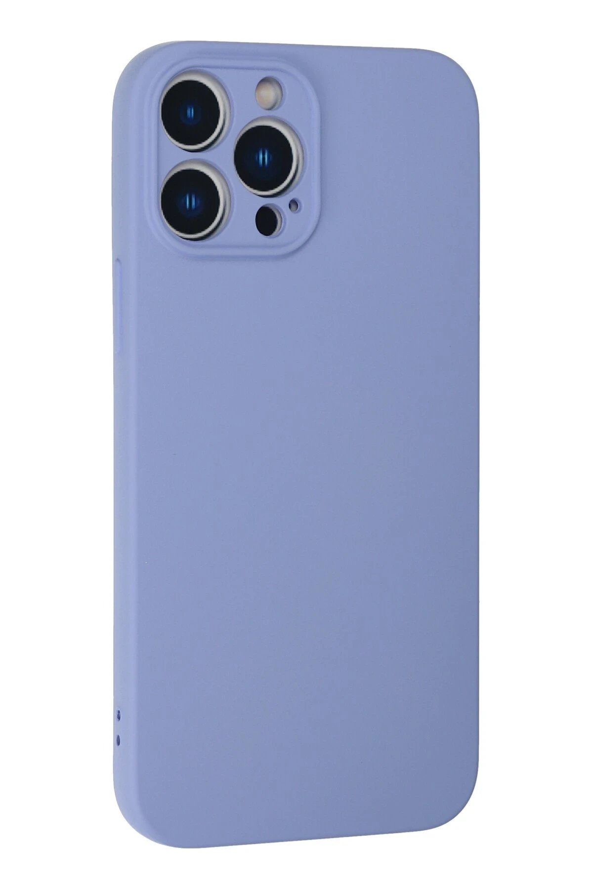 Newface iPhone 13 Pro Kılıf Nano içi Kadife Silikon - Lila