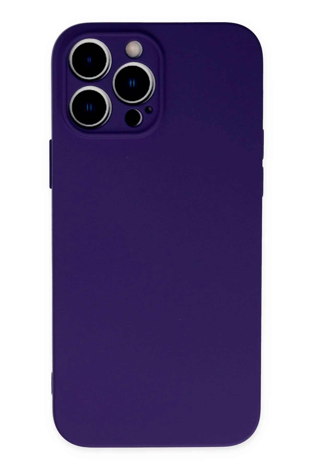 Newface iPhone 13 Pro Kılıf Nano içi Kadife Silikon - Mor