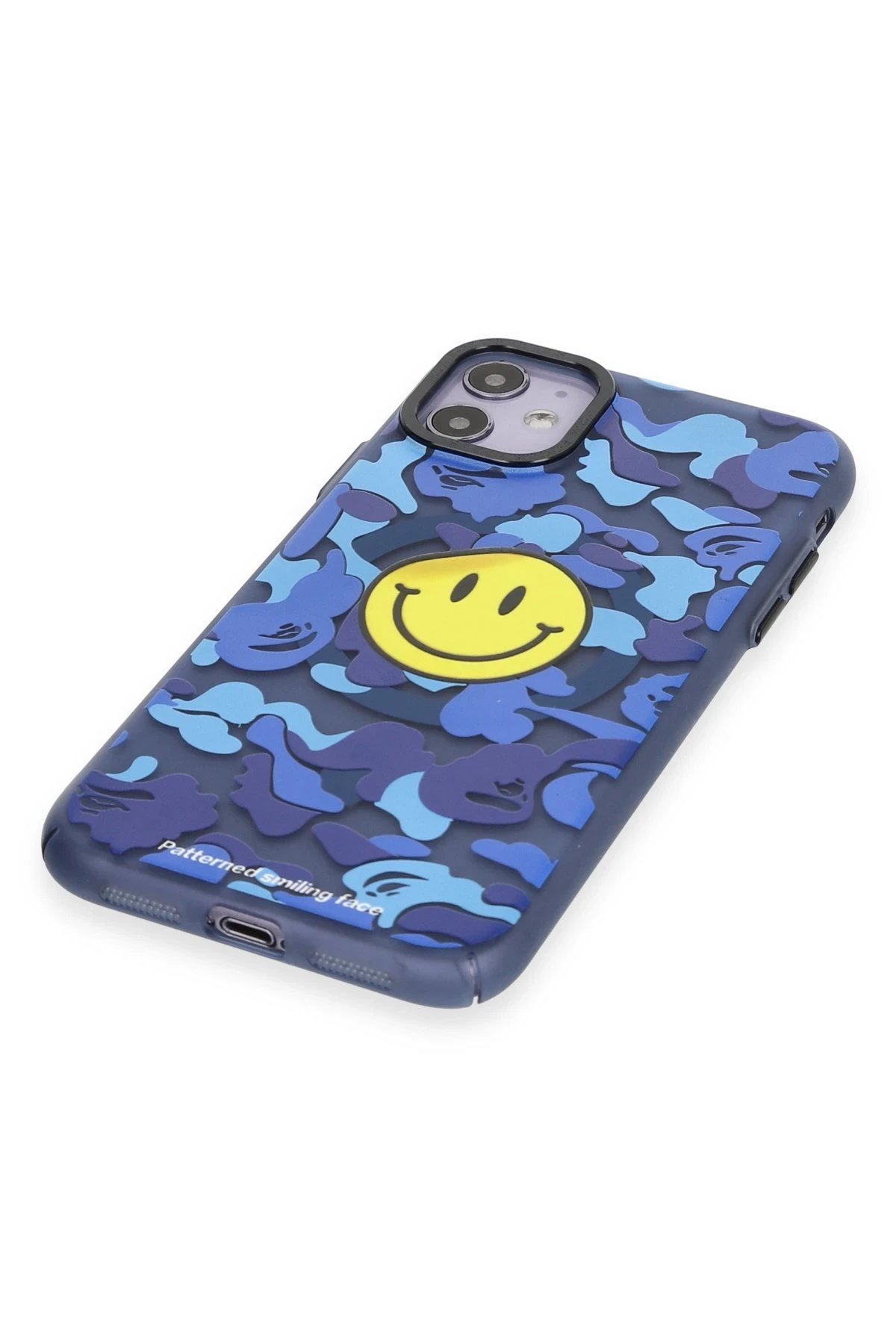 Newface iPhone 11 Kılıf Apollo Magneticsafe Desenli Kapak - Apollo Mavi - 1