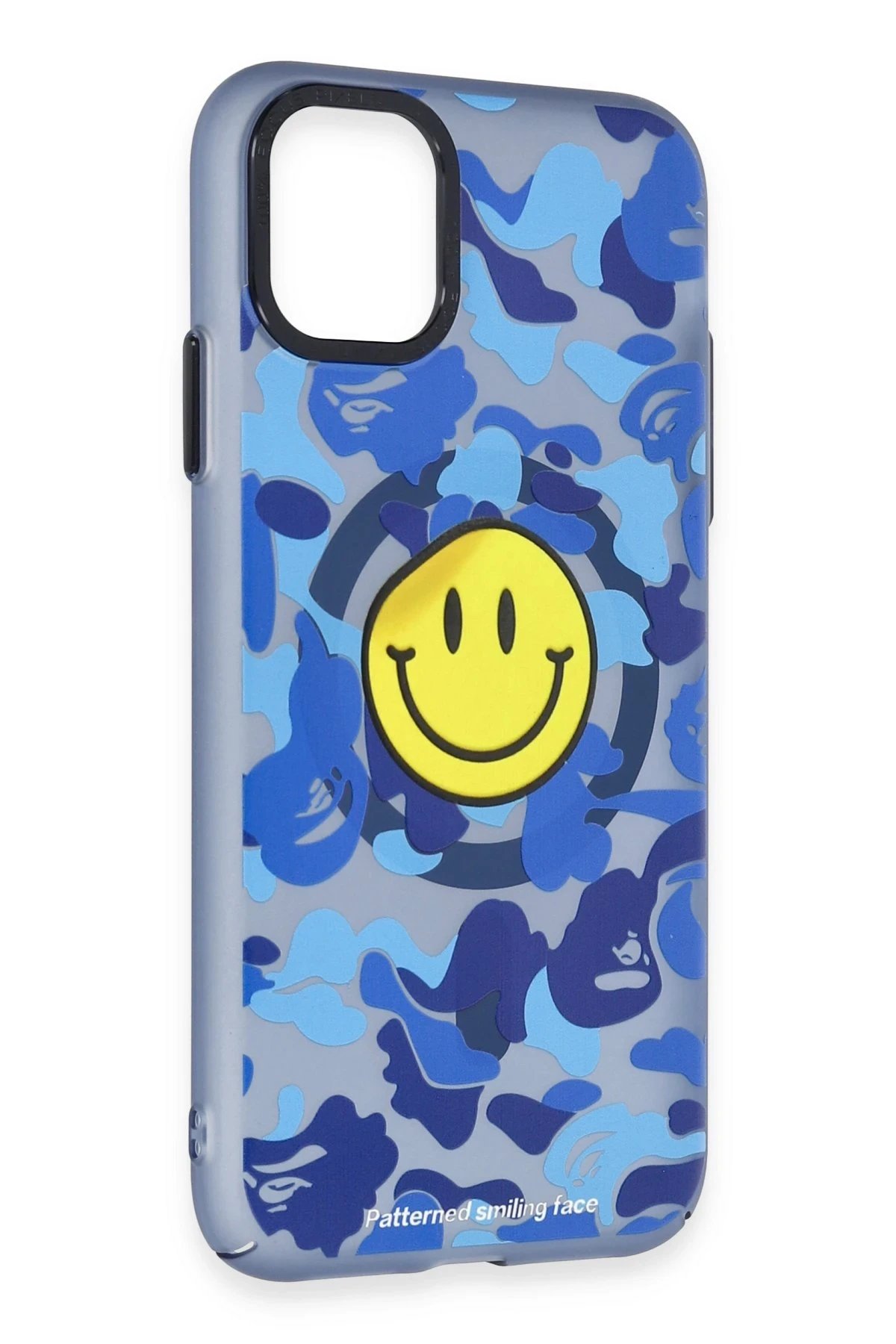 Newface iPhone 11 Kılıf Apollo Magneticsafe Desenli Kapak - Apollo Mavi - 1