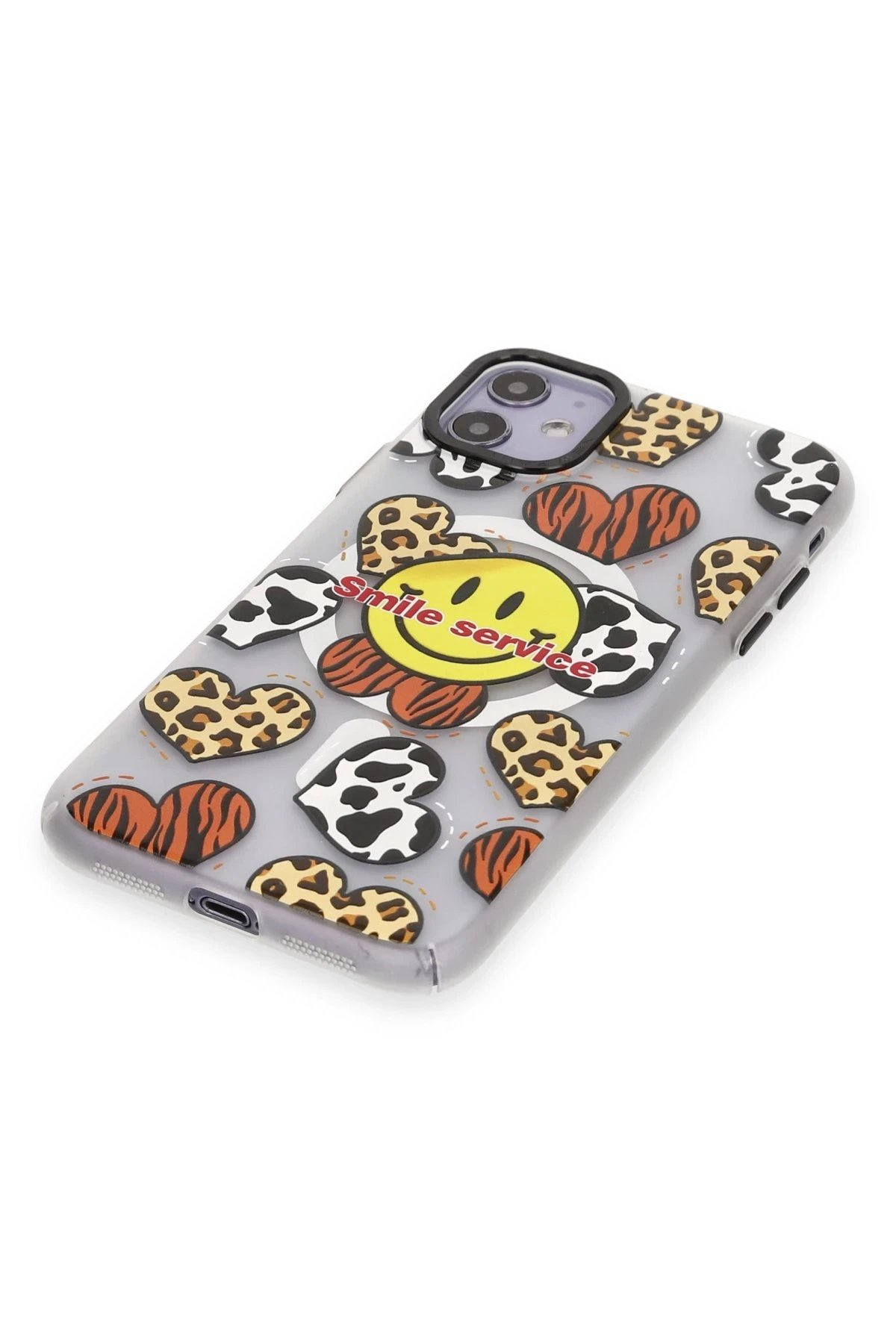 Newface iPhone 12 Kılıf Apollo Magneticsafe Desenli Kapak - Apollo Şeffaf - 2