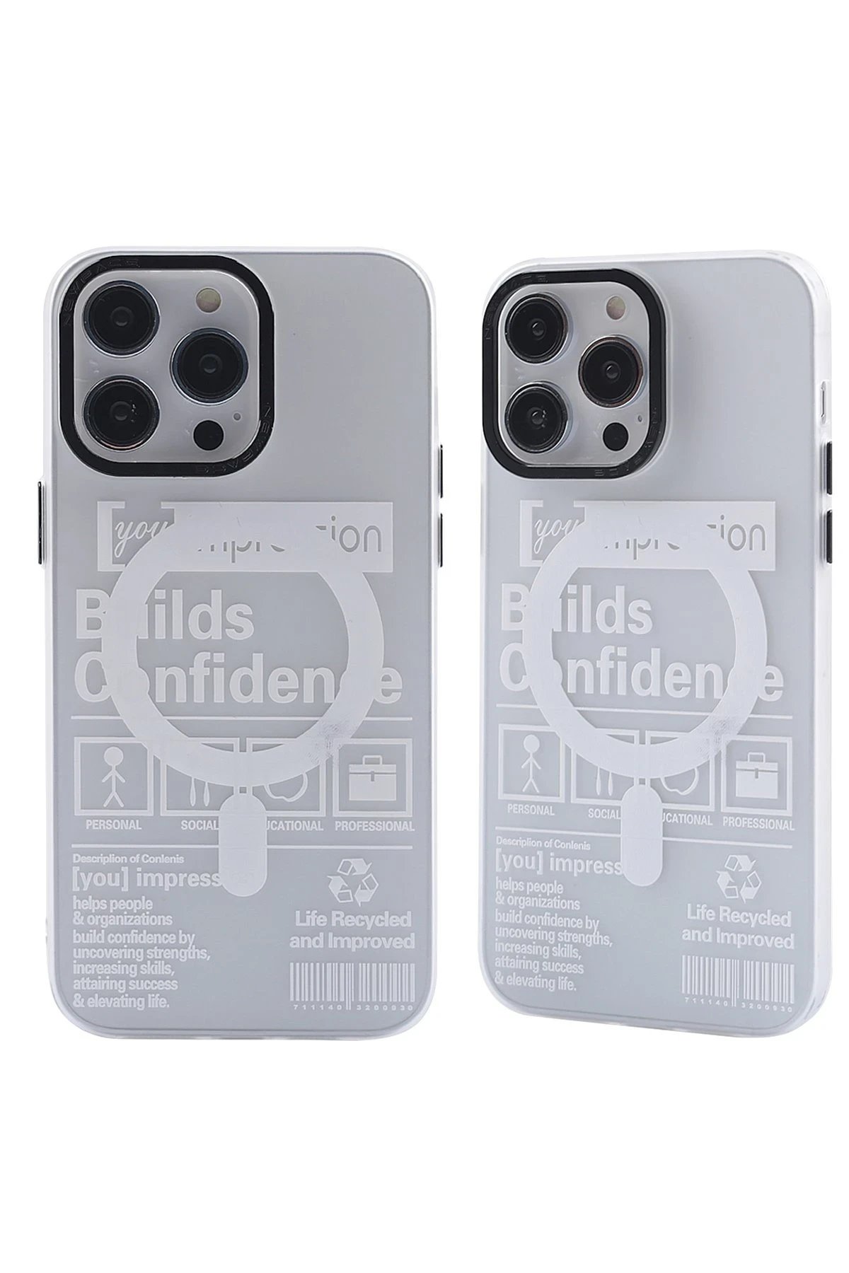 Newface iPhone 12 Pro Max Kılıf Apollo Magneticsafe Desenli Kapak - Apollo Şeffaf - 4