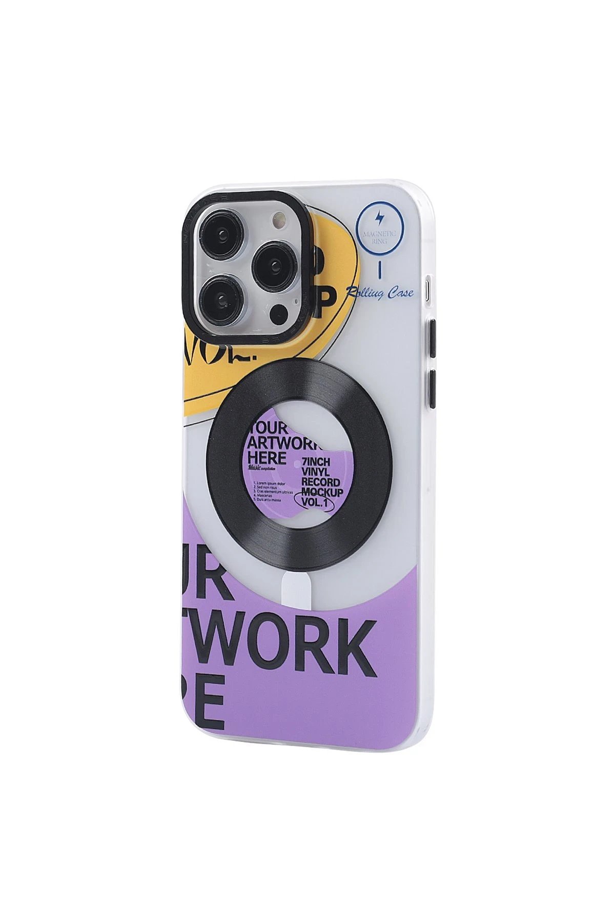 Newface iPhone 13 Pro Max Kılıf Apollo Magneticsafe Desenli Kapak - Apollo Şeffaf - 6