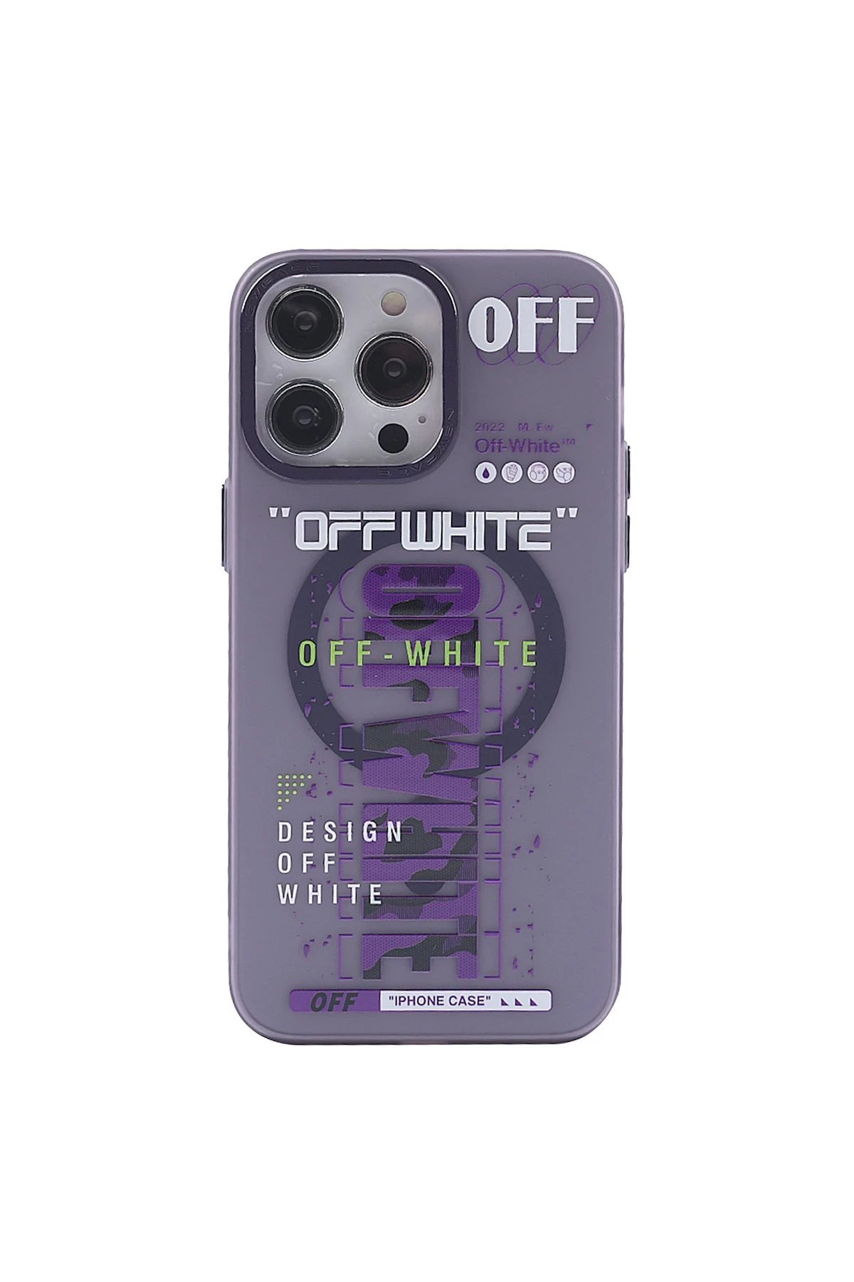 Newface iPhone 14 Pro Kılıf Apollo Magneticsafe Desenli Kapak - Apollo Mor - 3