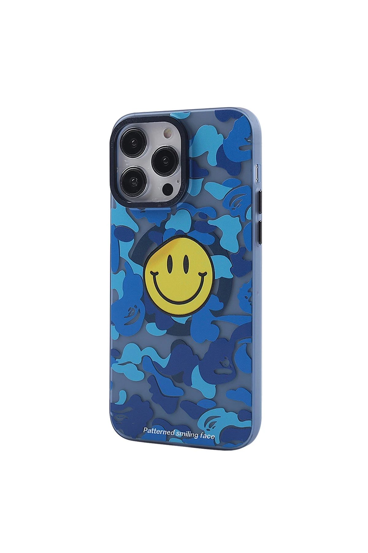 Newface iPhone 14 Pro Kılıf Apollo Magneticsafe Desenli Kapak - Apollo Mavi - 1