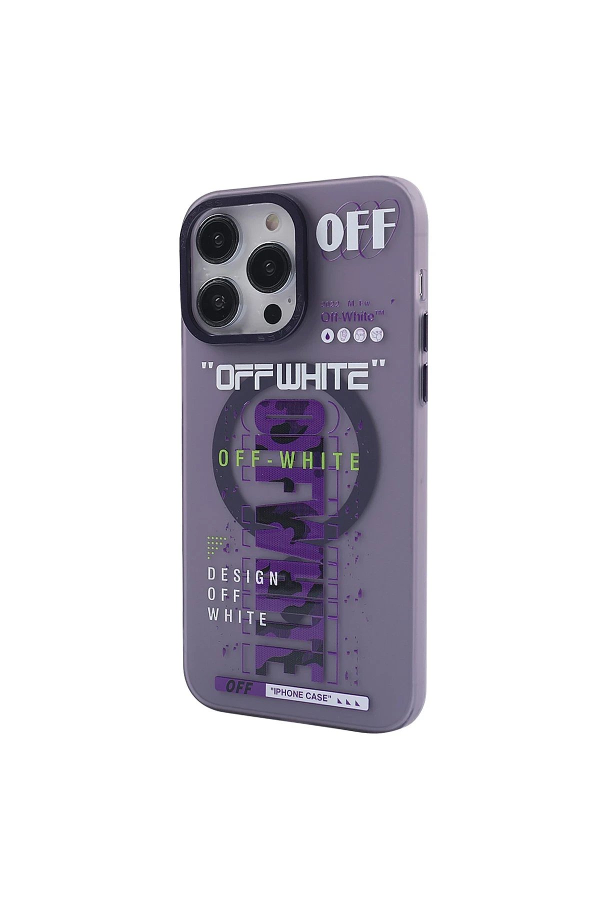 Newface iPhone 14 Pro Max Kılıf Apollo Magneticsafe Desenli Kapak - Apollo Mor - 3