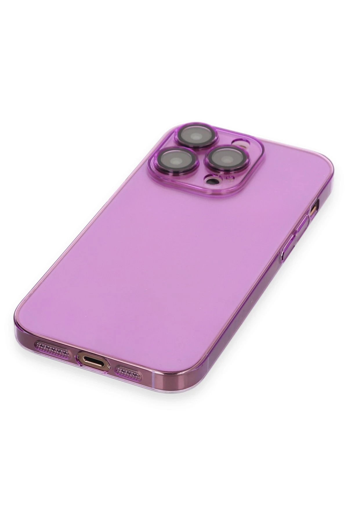 Newface iPhone 13 Pro Kılıf Armada Lensli Kapak - Mor