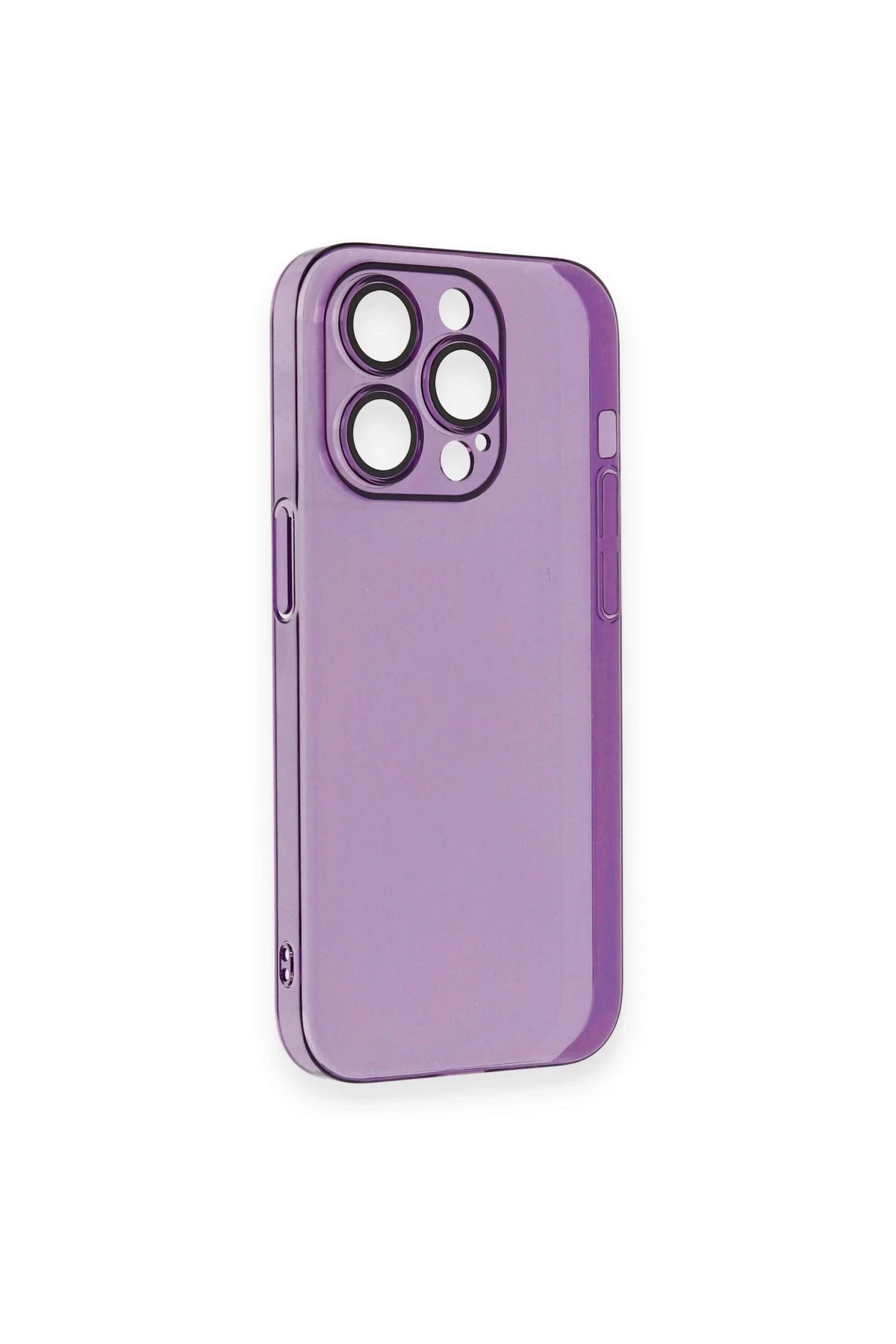 Newface iPhone 13 Pro Max Kılıf Armada Lensli Kapak - Derin Mor