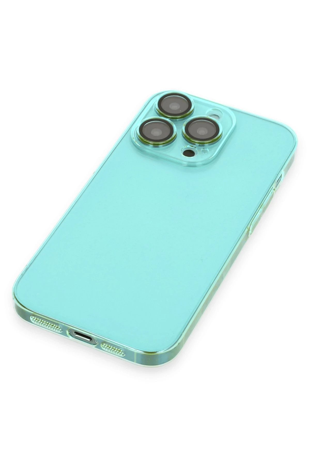 Newface iPhone 13 Pro Max Kılıf Armada Lensli Kapak - Yeşil