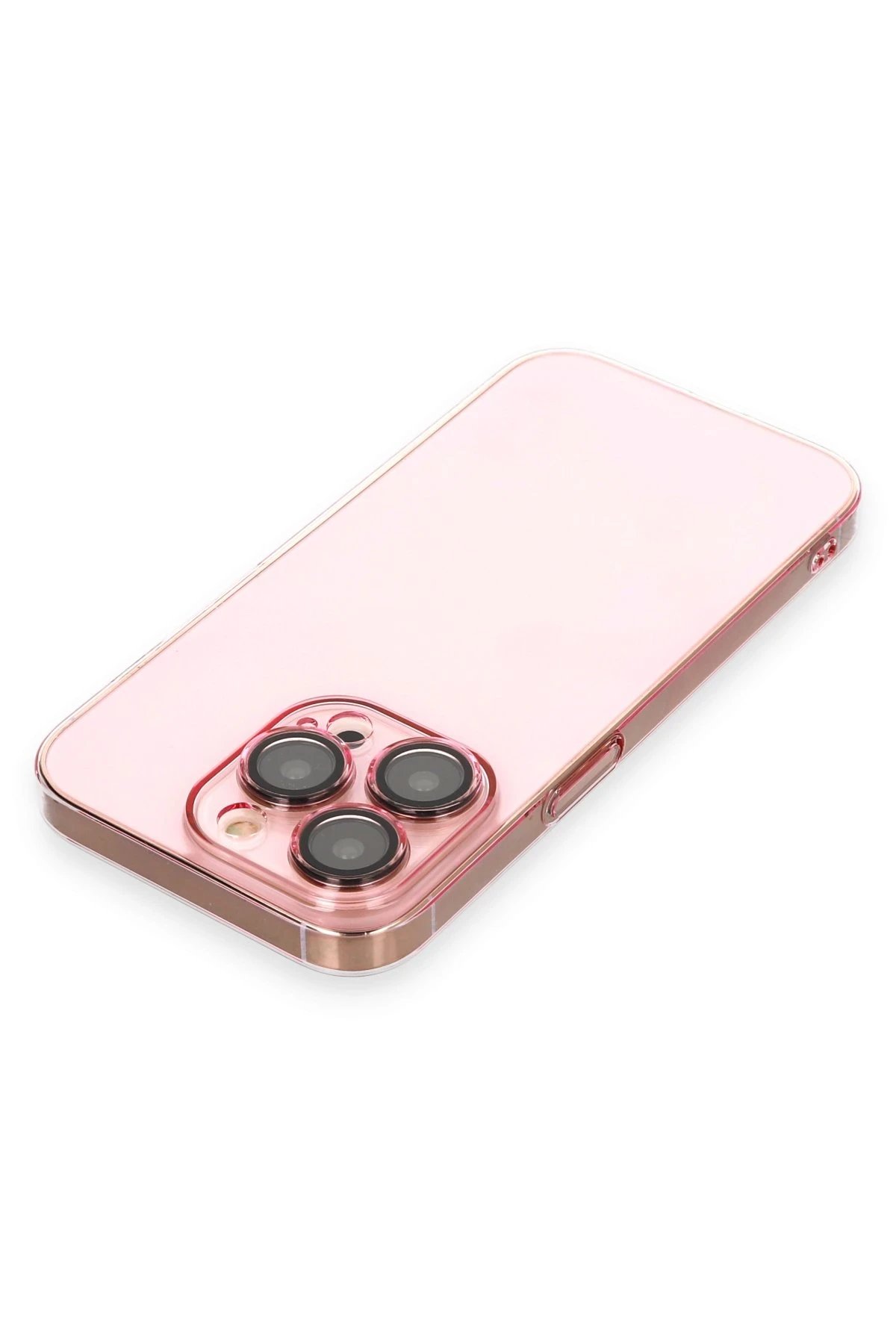 Newface iPhone 13 Pro Max Kılıf Armada Lensli Kapak - Rose Gold