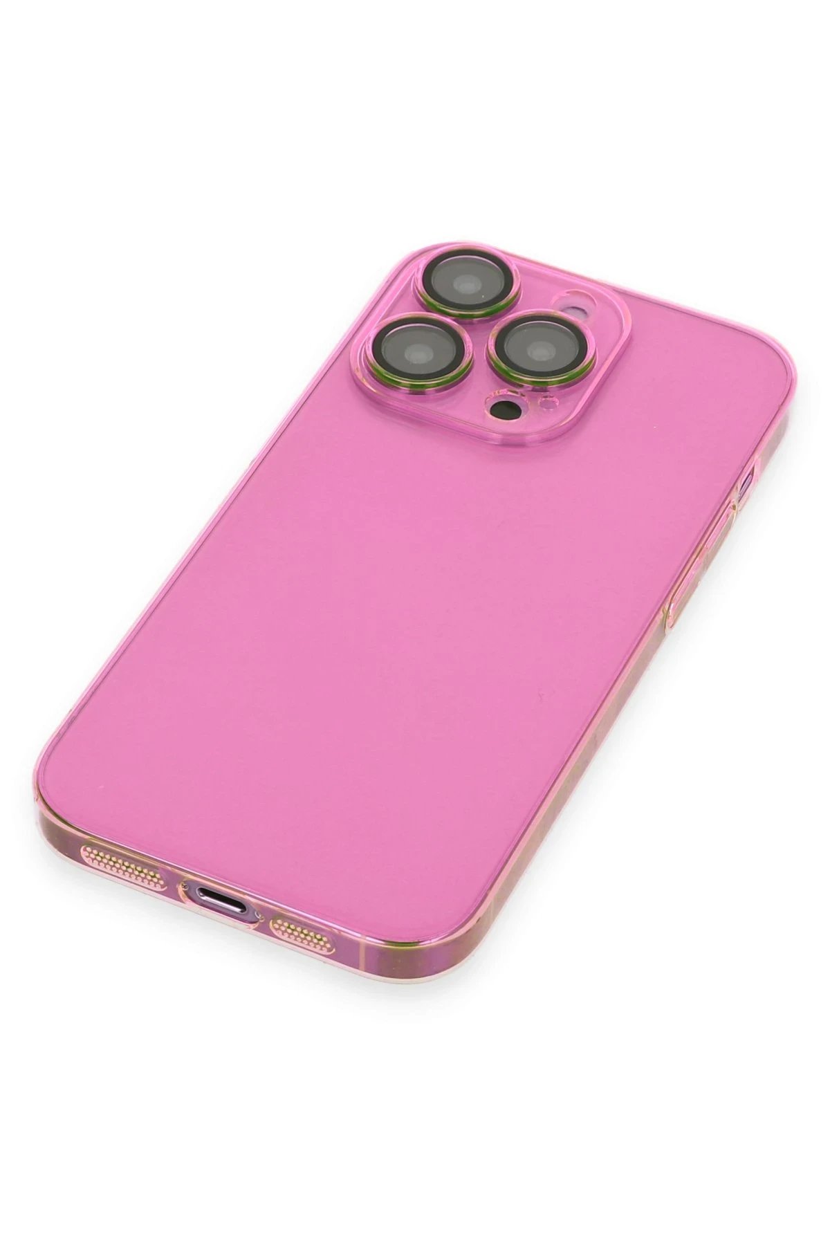 Newface iPhone 14 Pro Kılıf Armada Lensli Kapak - Pembe