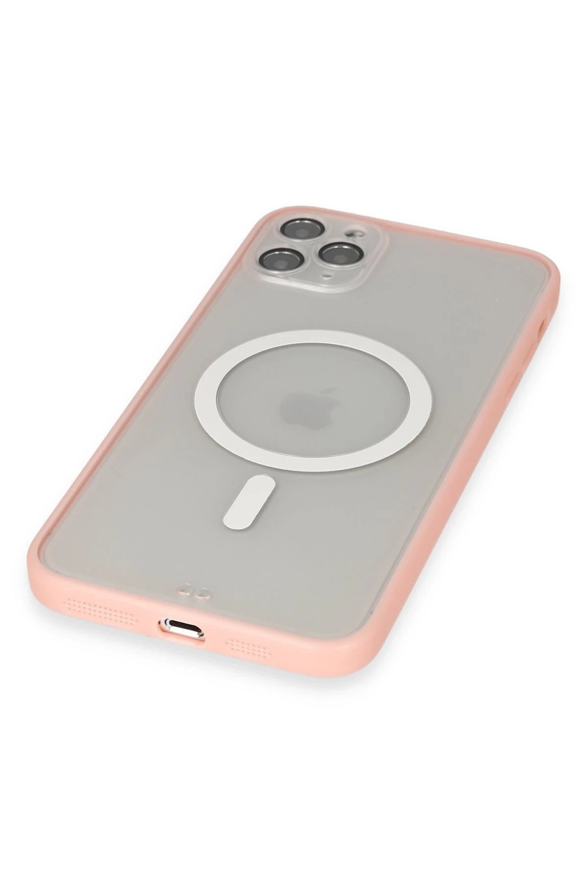 Newface iPhone 11 Pro Max Kılıf Grand Magneticsafe Kapak - Pembe