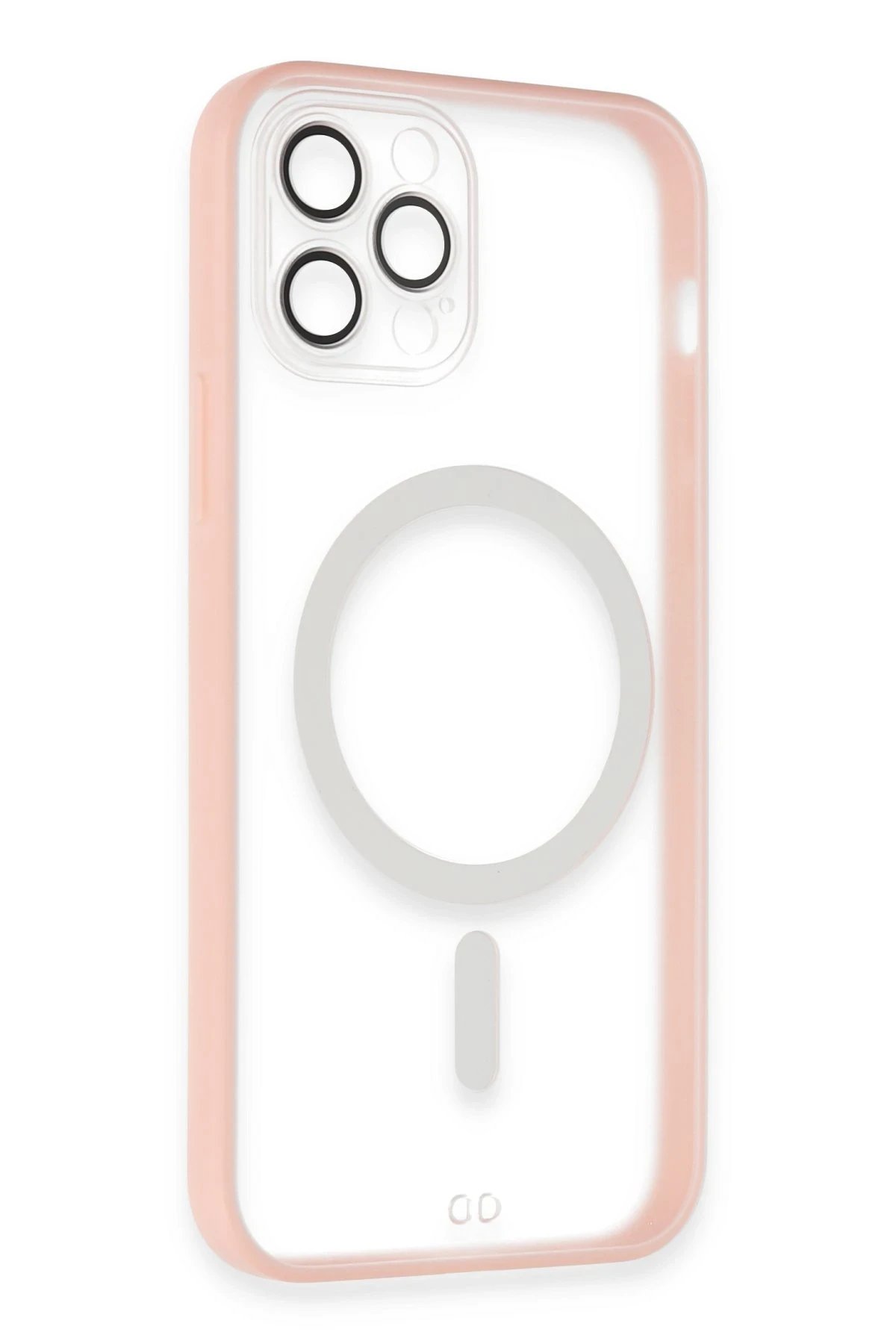 Newface iPhone 12 Pro Max Kılıf Grand Magneticsafe Kapak - Pembe