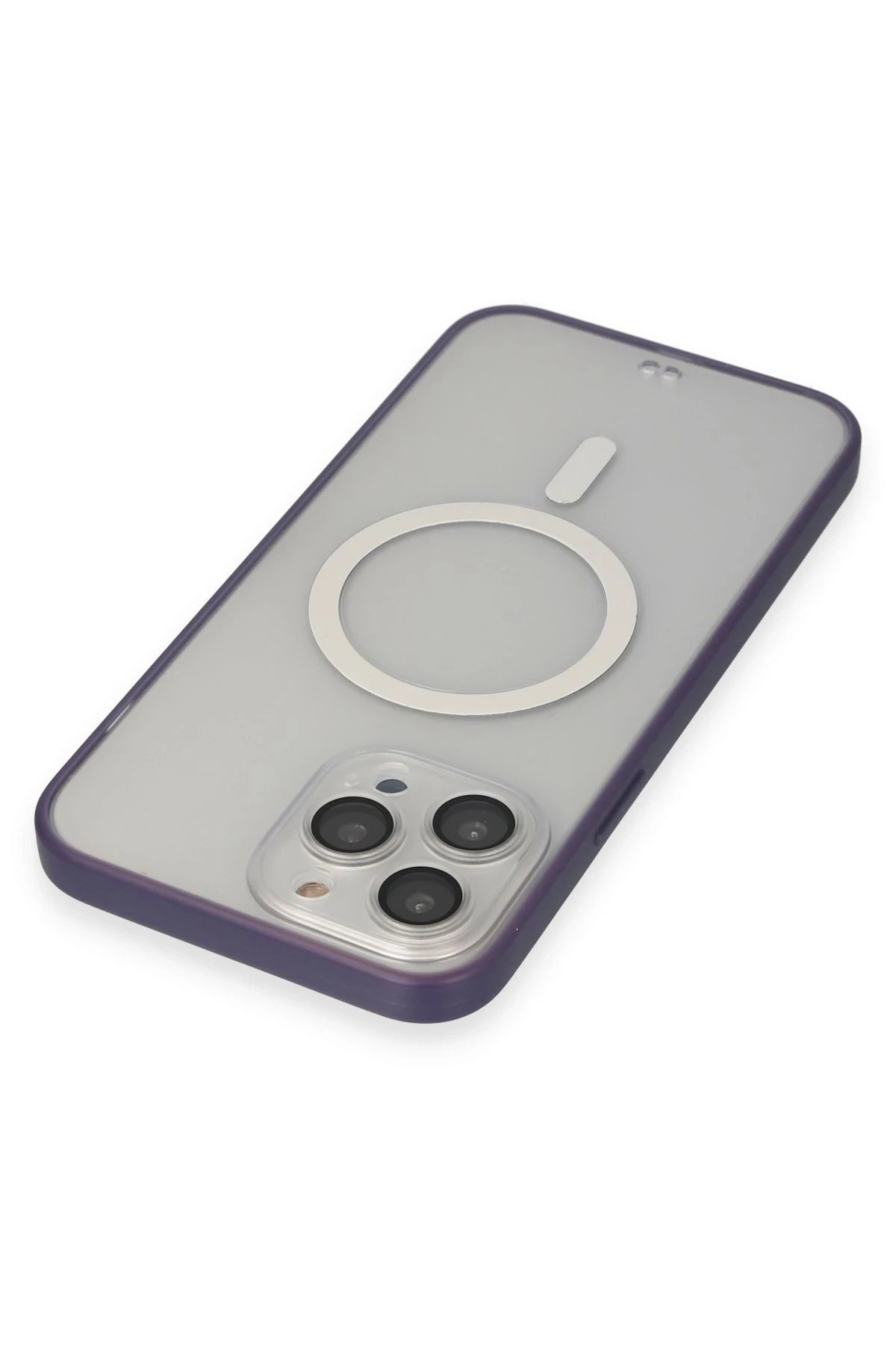 Newface iPhone 14 Pro Kılıf Grand Magneticsafe Kapak - Mor