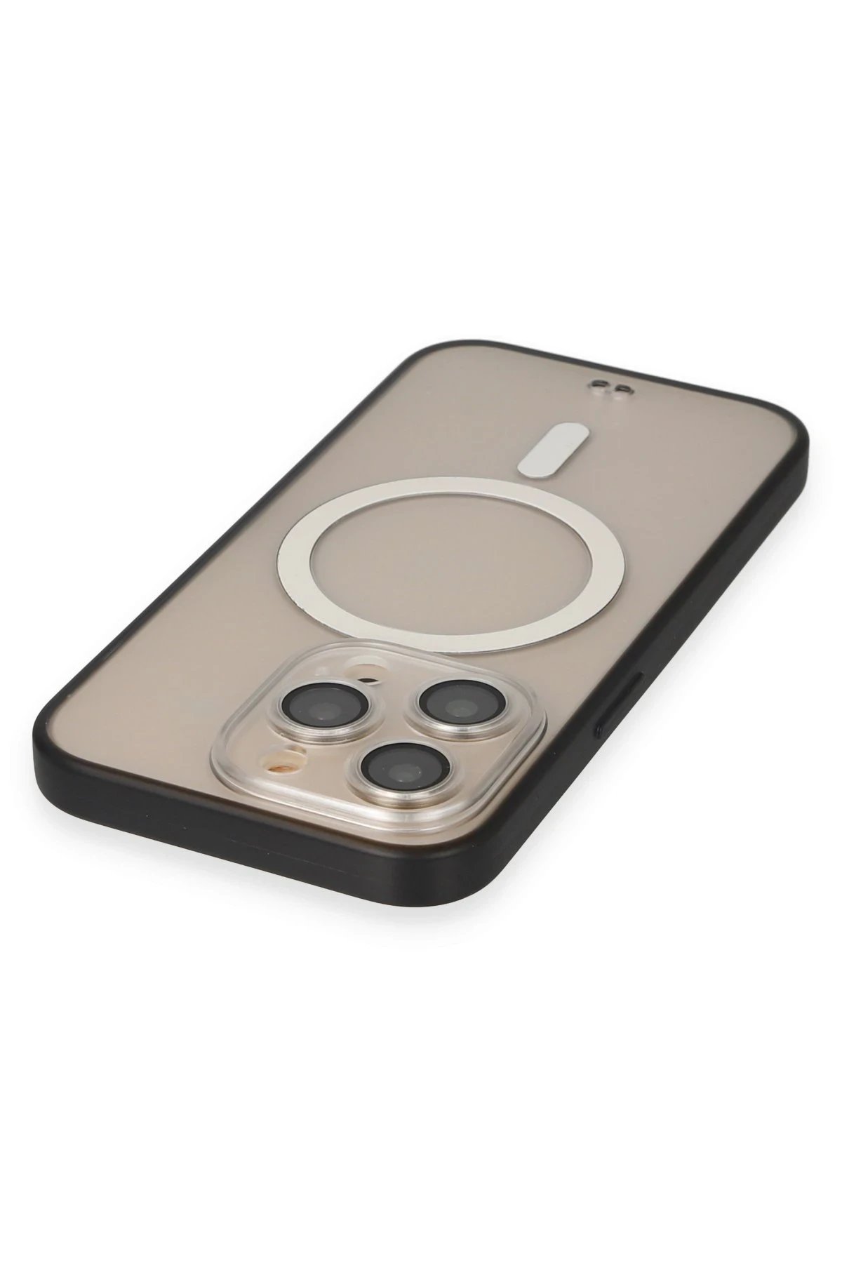 Newface iPhone 14 Pro Max Kılıf Grand Magneticsafe Kapak - Siyah