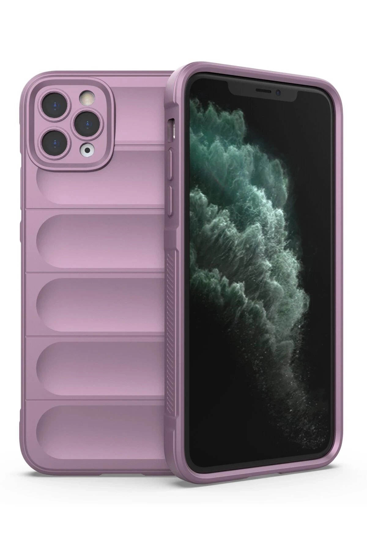 Newface iPhone 11 Pro Kılıf Optimum Silikon - Mor