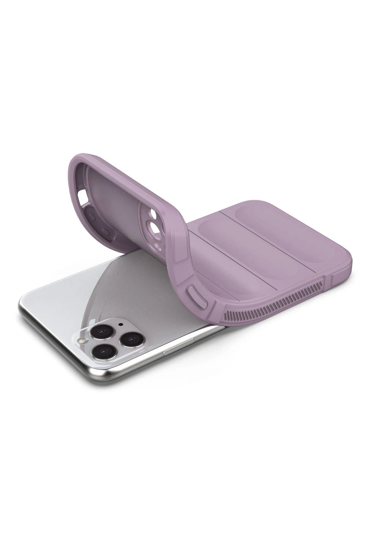 Newface iPhone 11 Pro Kılıf Optimum Silikon - Mor