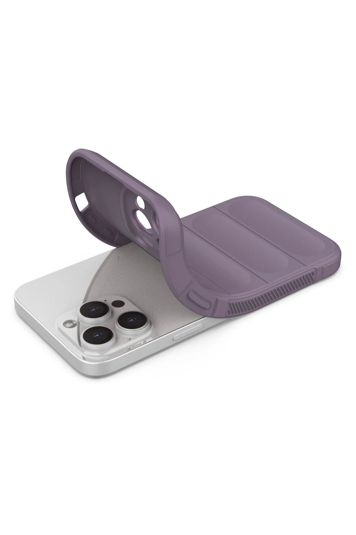 Newface iPhone 13 Pro Kılıf Optimum Silikon - Mor