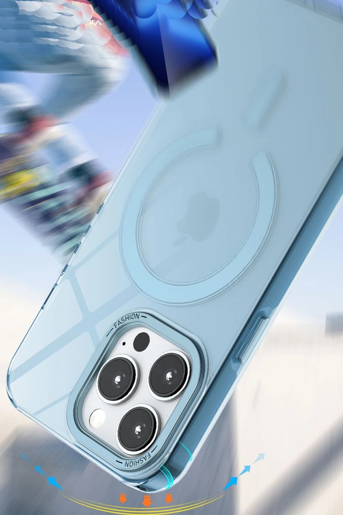 Newface iPhone 15 Pro Kılıf Troy Magsafe Kapak - Pembe