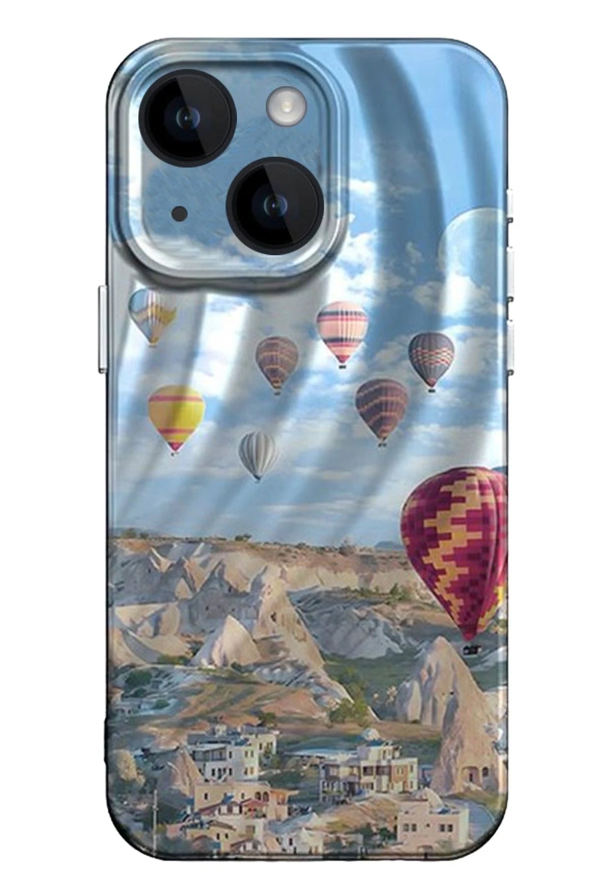 Newface iPhone 15 Kılıf Crew Desenli Kapak - Kapadokya