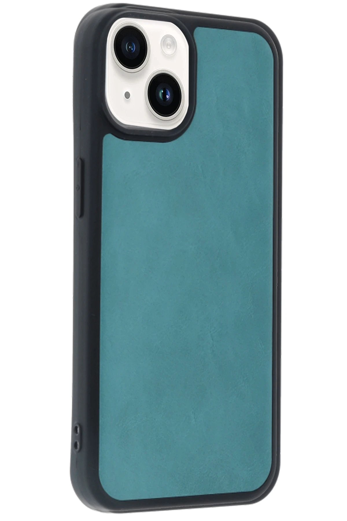 Newface iPhone 14 Kılıf Aras Deri Kapak - Açık Yeşil