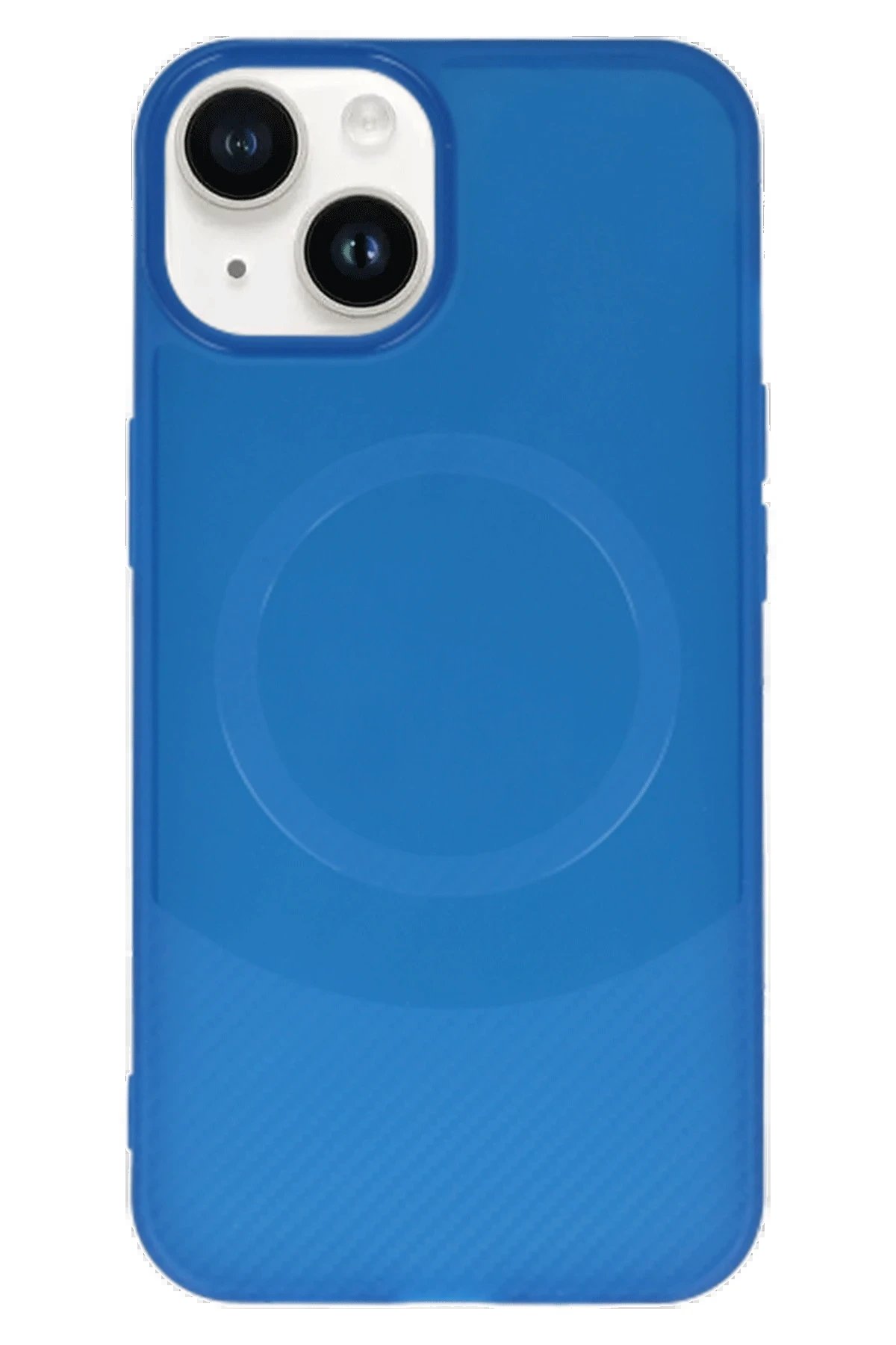 Newface iPhone 14 Kılıf Maya Karbon Kapak - Lacivert