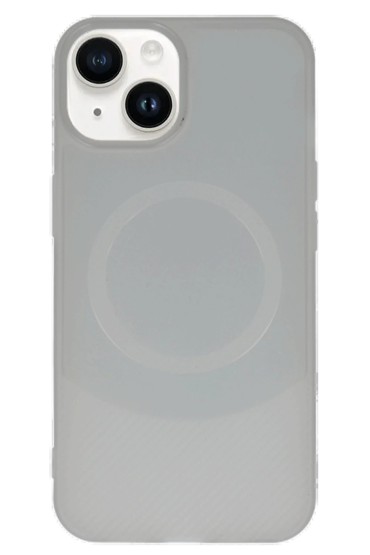 Newface iPhone 14 Kılıf Maya Karbon Kapak - Gri