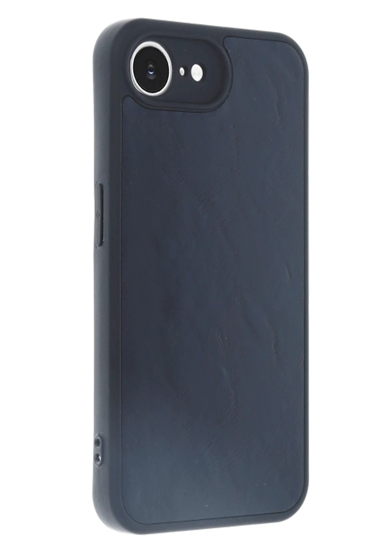 Newface iPhone 16E Kılıf Aras Deri Kapak - Lacivert