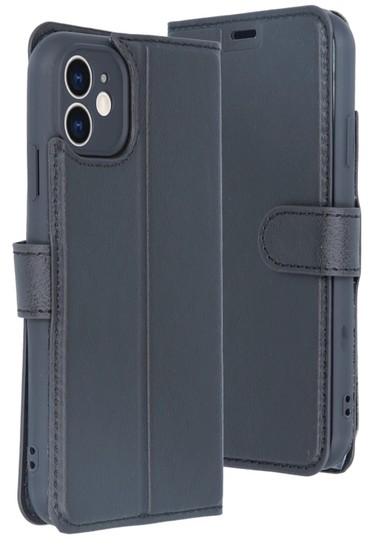 Newface iPhone 11 Kılıf Trend S Plus Kapaklı Kılıf - Siyah