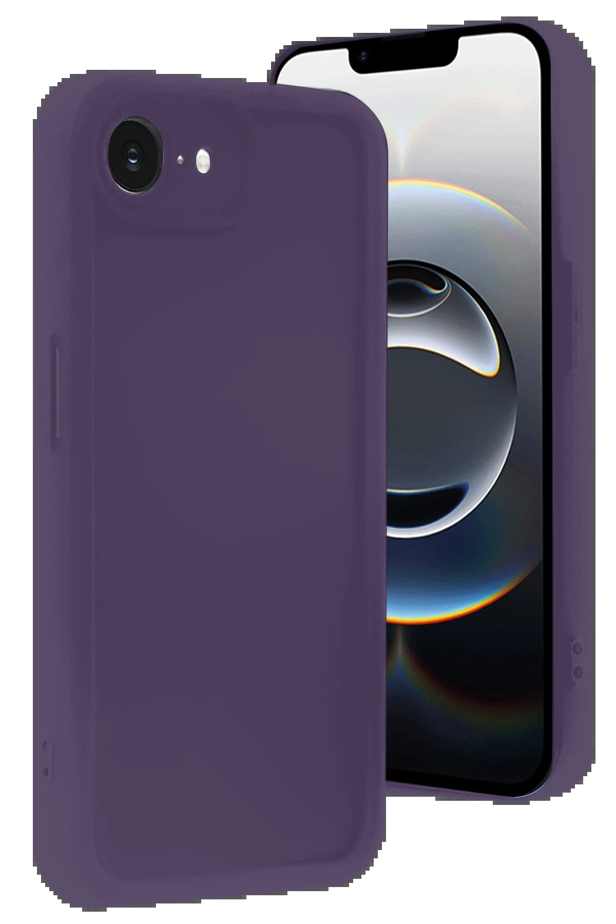 Newface iPhone 16E Kılıf Viera Silikon - Mor