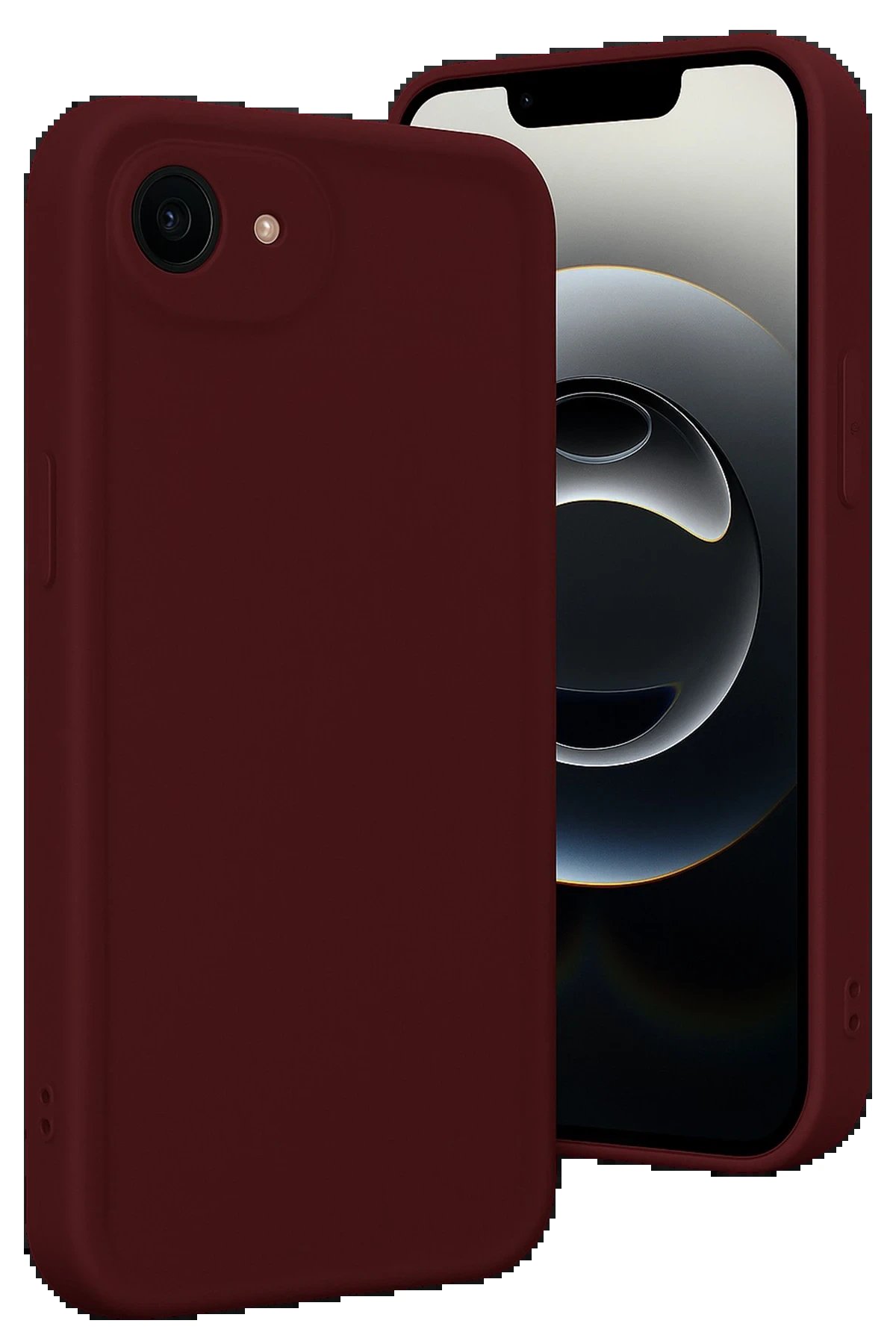 Newface iPhone 16E Kılıf Viera Silikon - Bordo