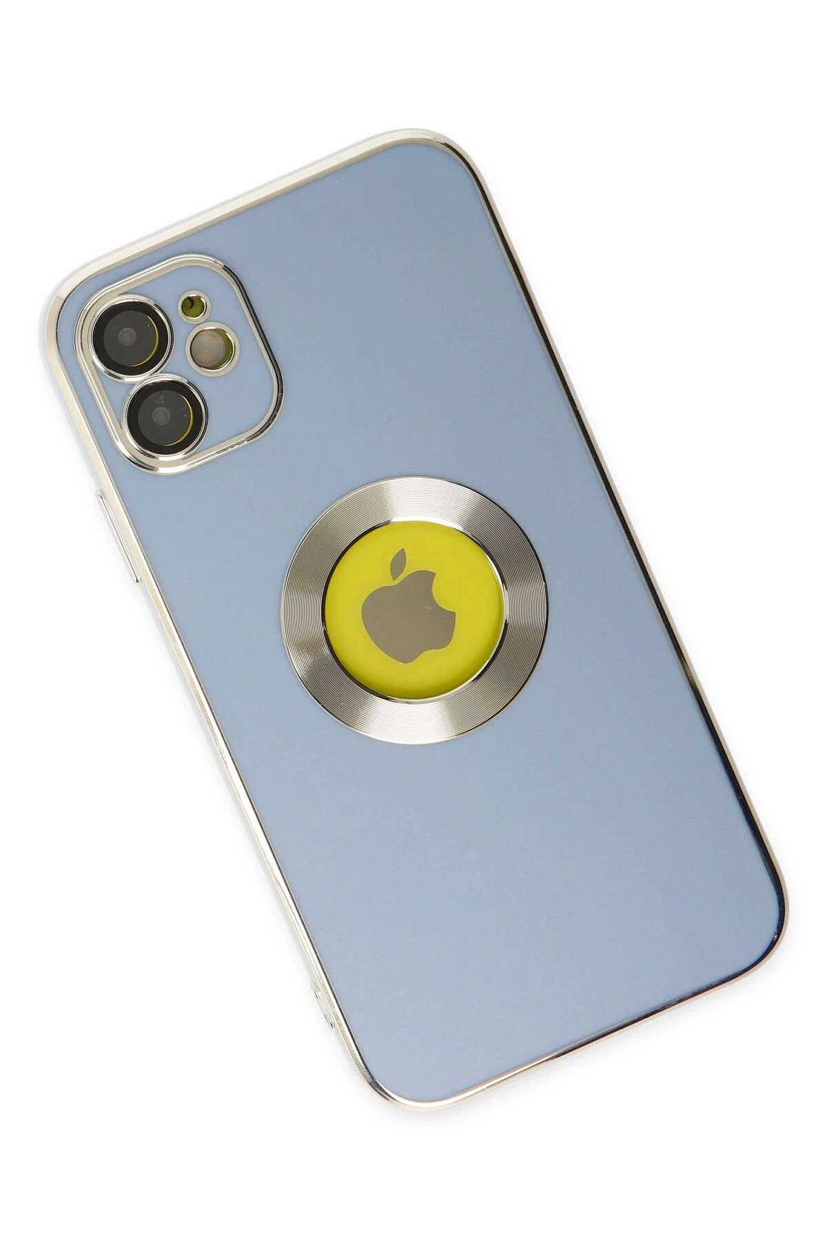 Newface iPhone 12 Kılıf Store Silikon - Sierra Blue