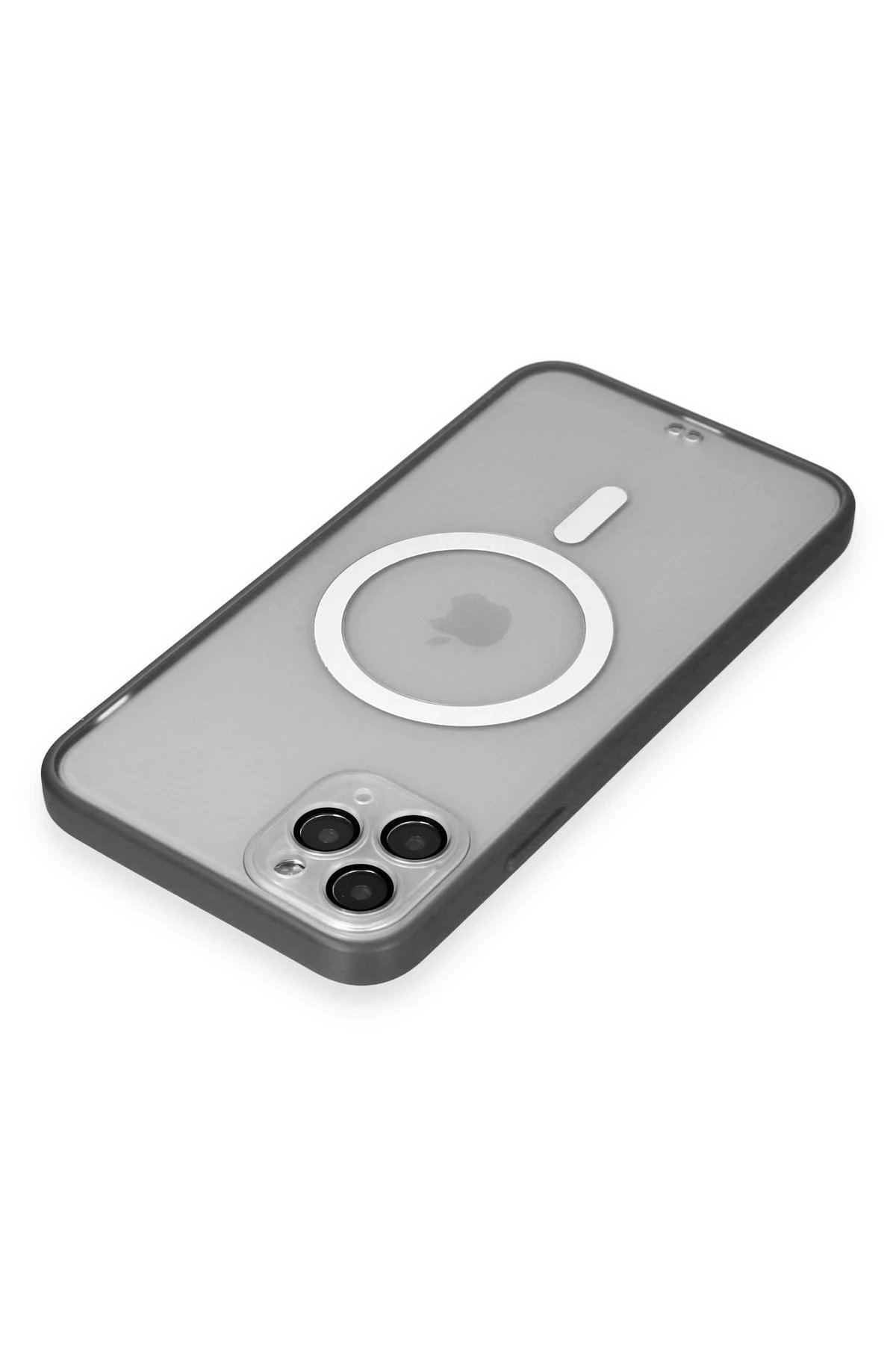 Newface iPhone 11 Pro Max Kılıf Grand Magneticsafe Kapak - Siyah