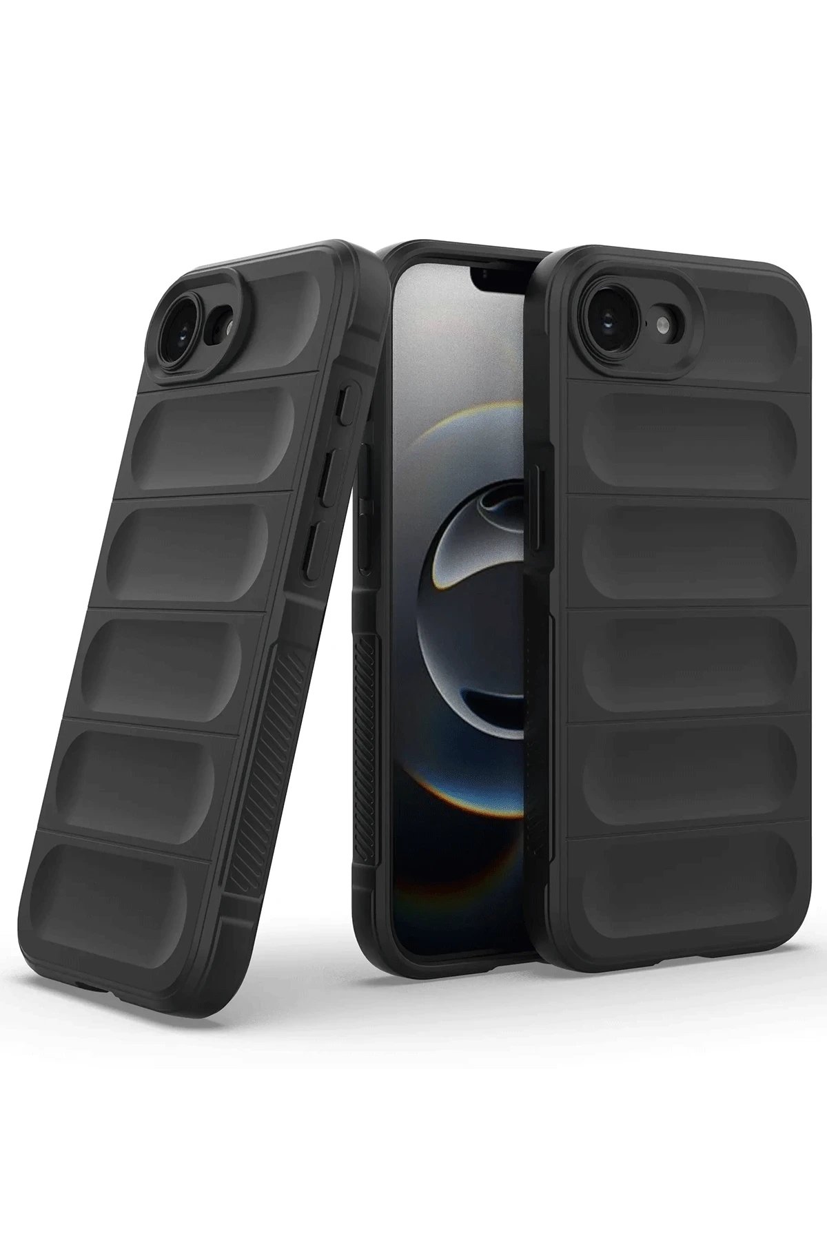 Newface iPhone 16E Kılıf Optimum Silikon - Kırmızı