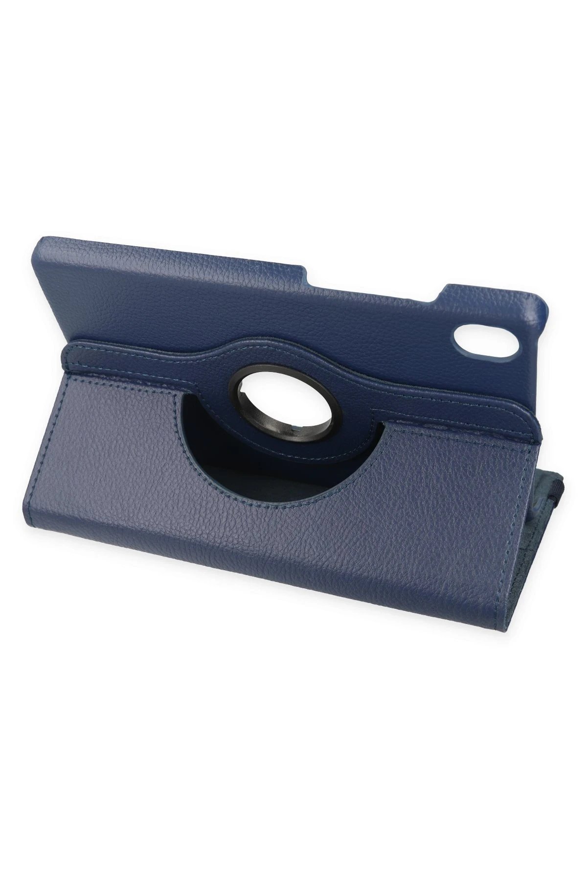 Newface Lenovo Tab M8 Kılıf 360 Tablet Deri Kılıf - Lacivert