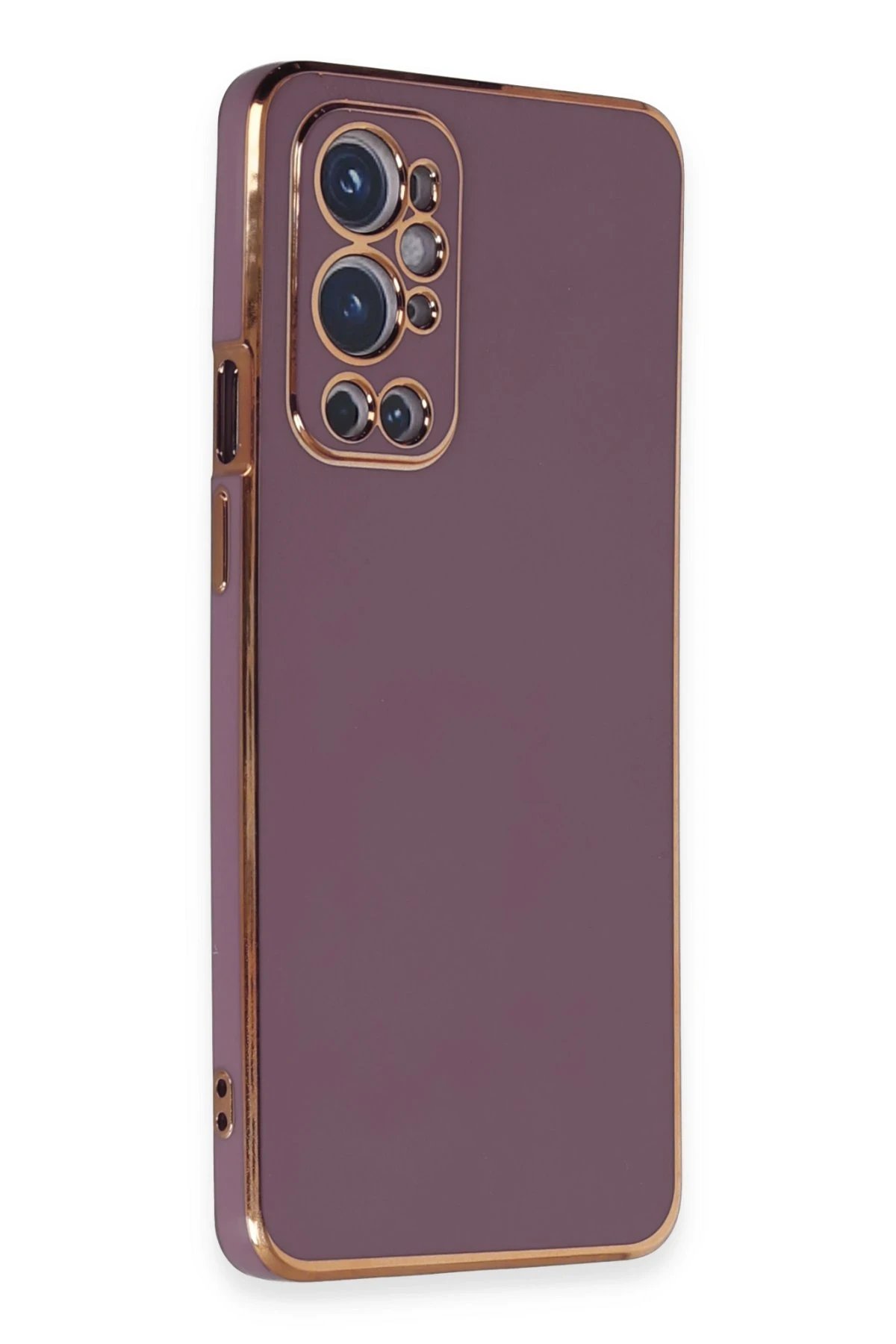 Newface One Plus 9 Pro Kılıf Volet Silikon - Mor