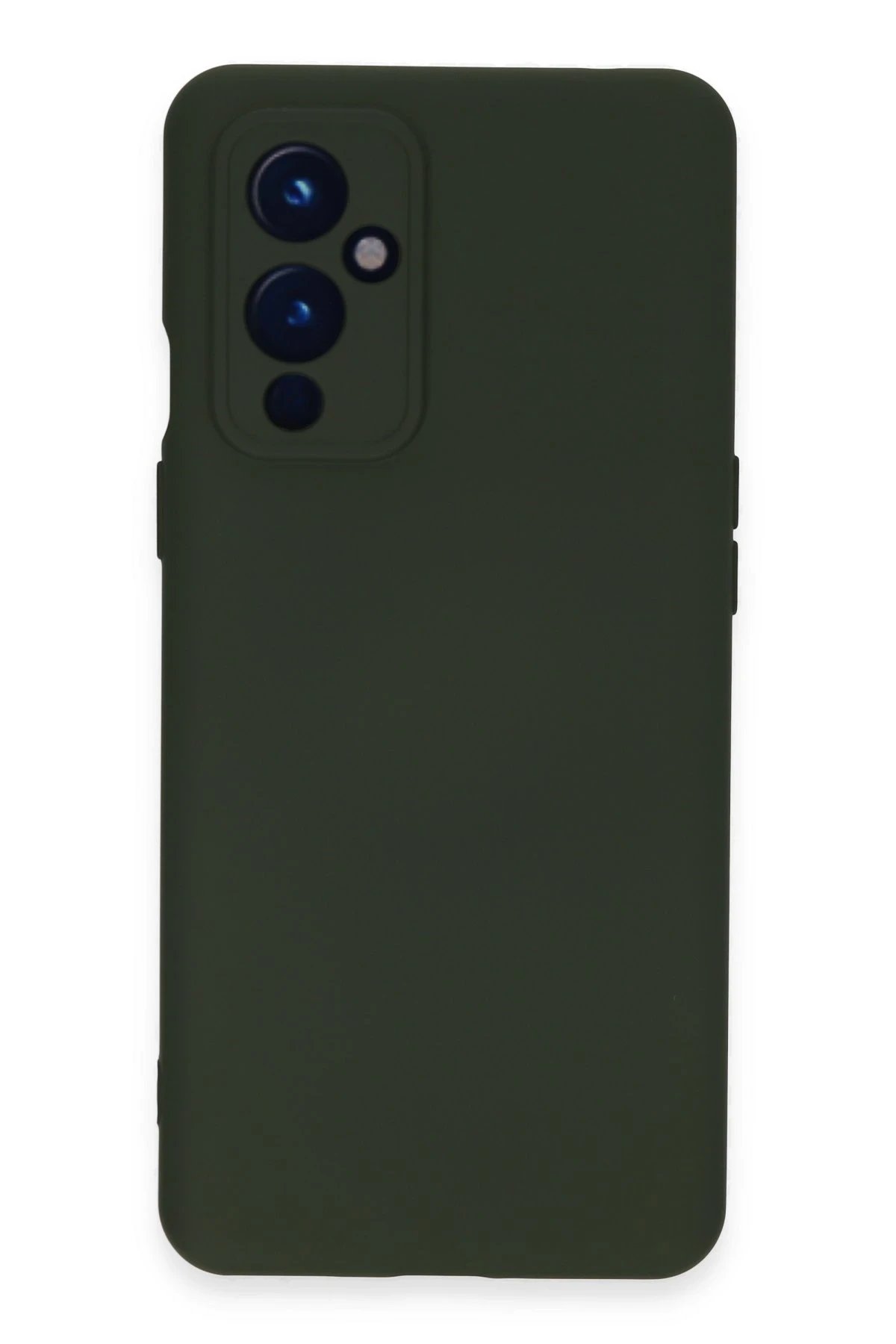 Newface One Plus 9 Kılıf Nano içi Kadife Silikon - Koyu Yeşil