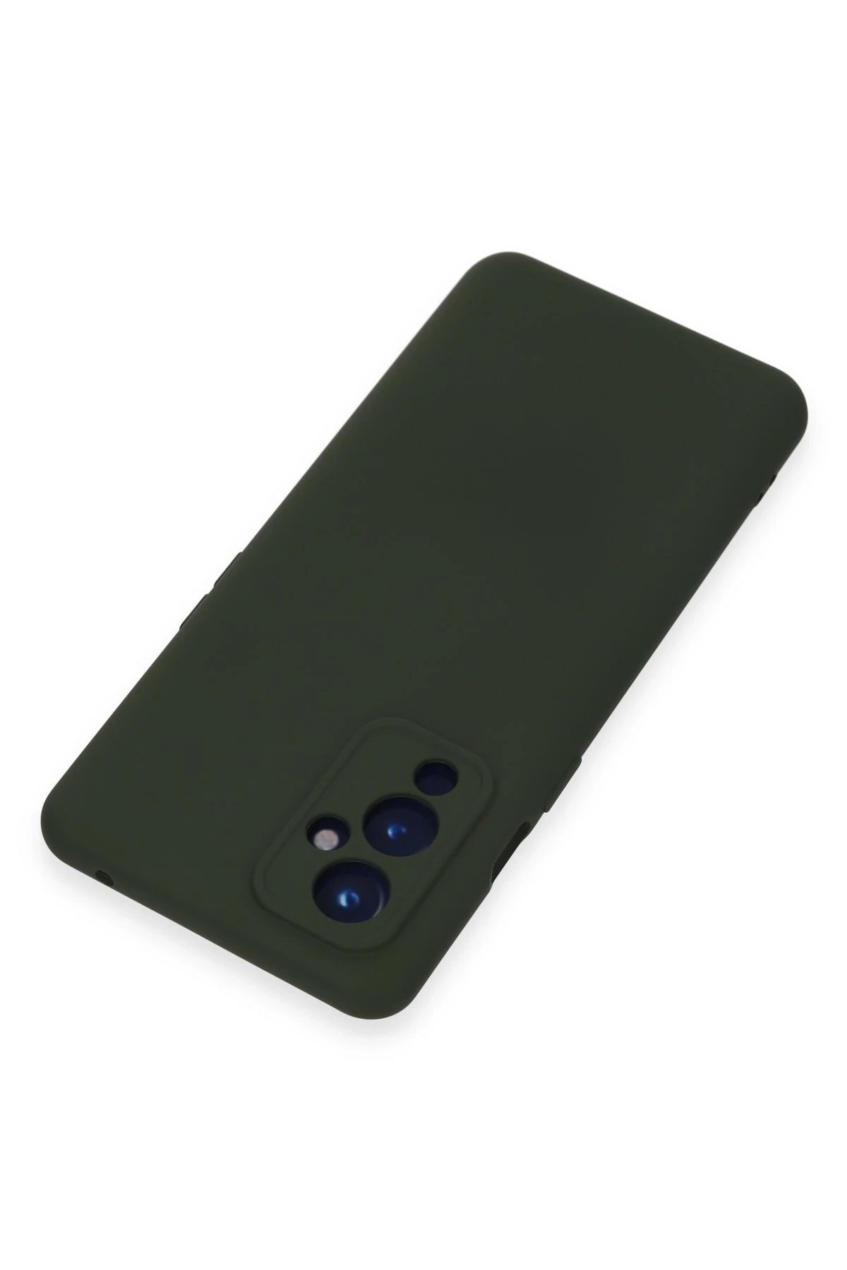 Newface One Plus 9 Kılıf Nano içi Kadife Silikon - Koyu Yeşil