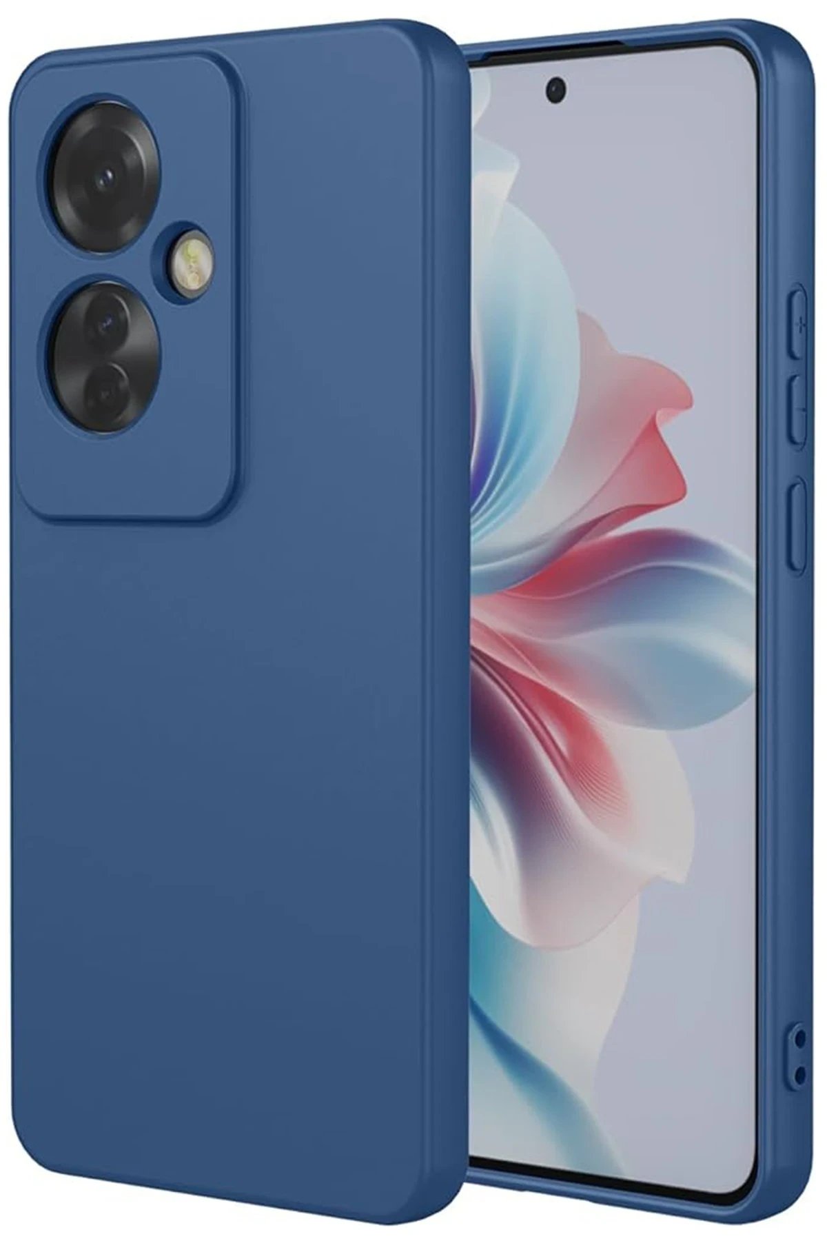 Newface Oppo Reno 11F Kılıf First Silikon - Lacivert