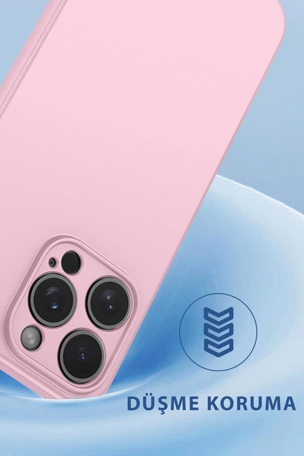 Newface Oppo Reno 11F Kılıf First Silikon - Mavi