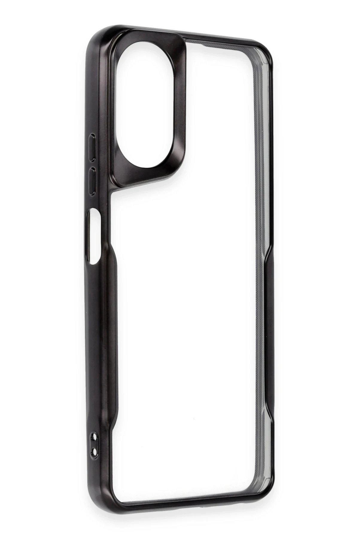 Newface Oppo A38 Kılıf Boyi Silikon Kapak - Siyah