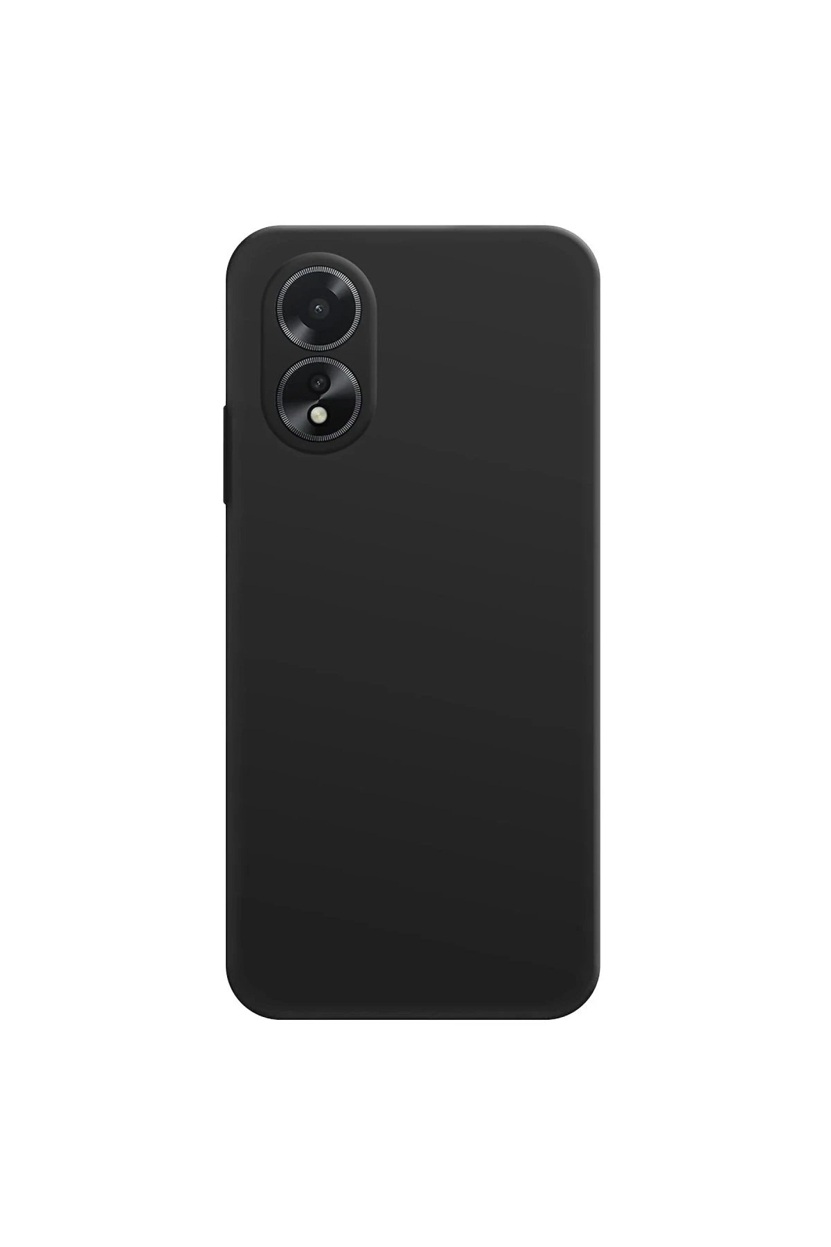 Newface Oppo A38 Kılıf First Silikon - Siyah